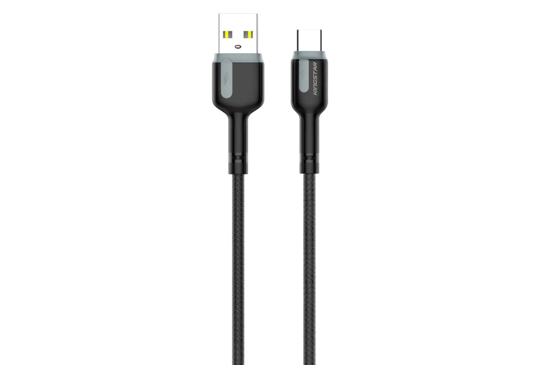 کانکتور کابل شارژ USB کینگ استار Type-A به Type-C مدل K42 C با طول 1 متر