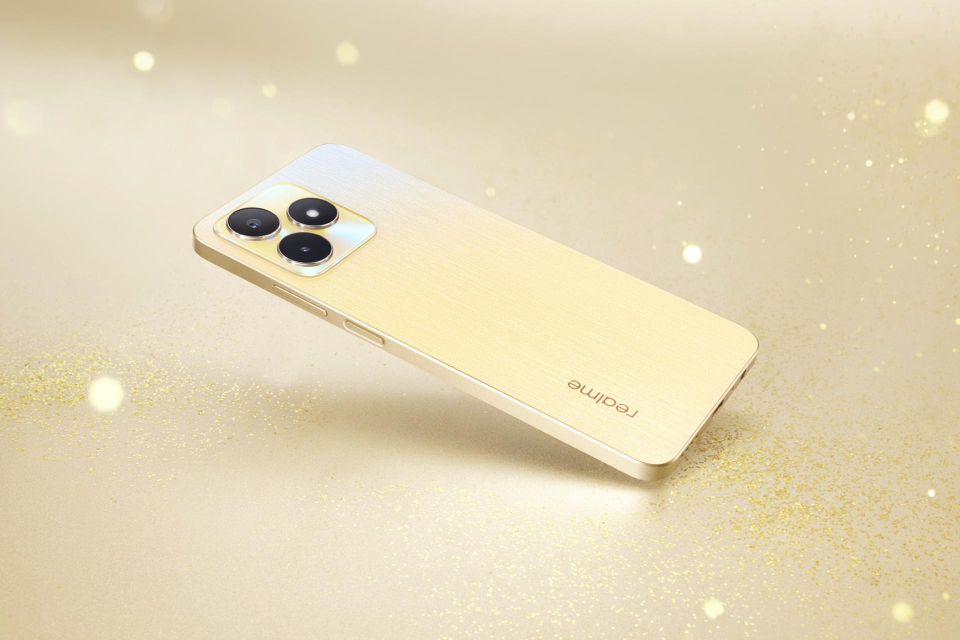 پنل پشت گوشی موبایل ریلمی Realme C53 طلایی