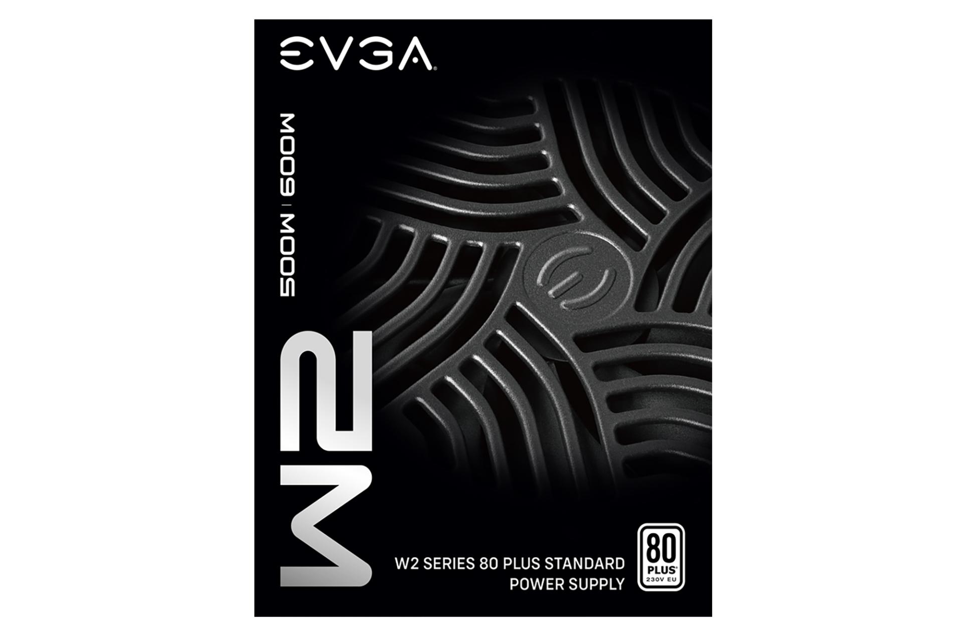 ابعاد پاور کامپیوتر ای وی جی ای EVGA 500 W2 با توان 500 وات