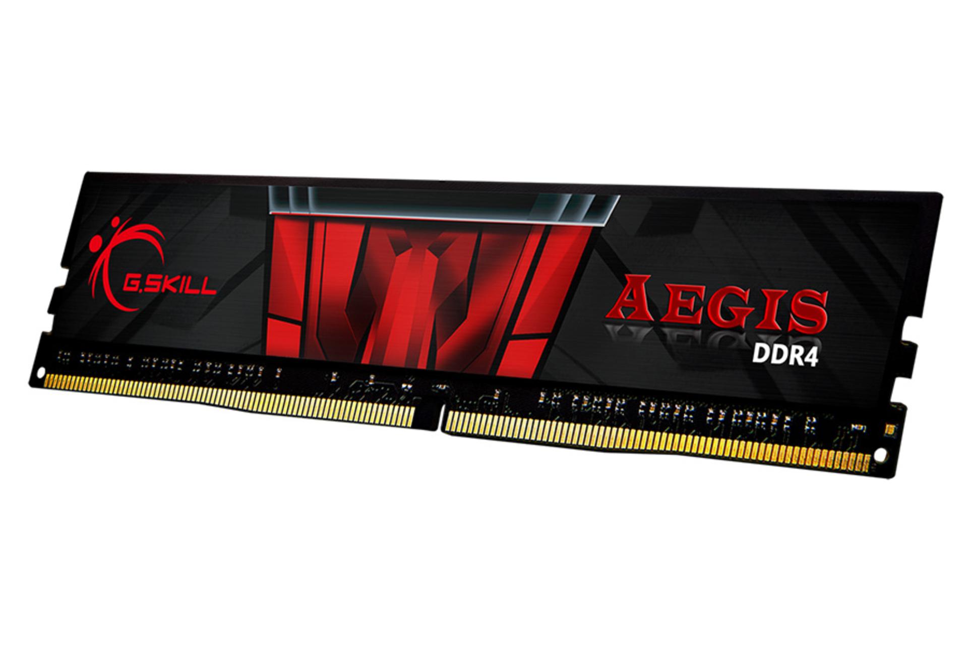 نمای کناری رم جی اسکیل G.Skill Aegis 8GB DDR4-3000 CL16