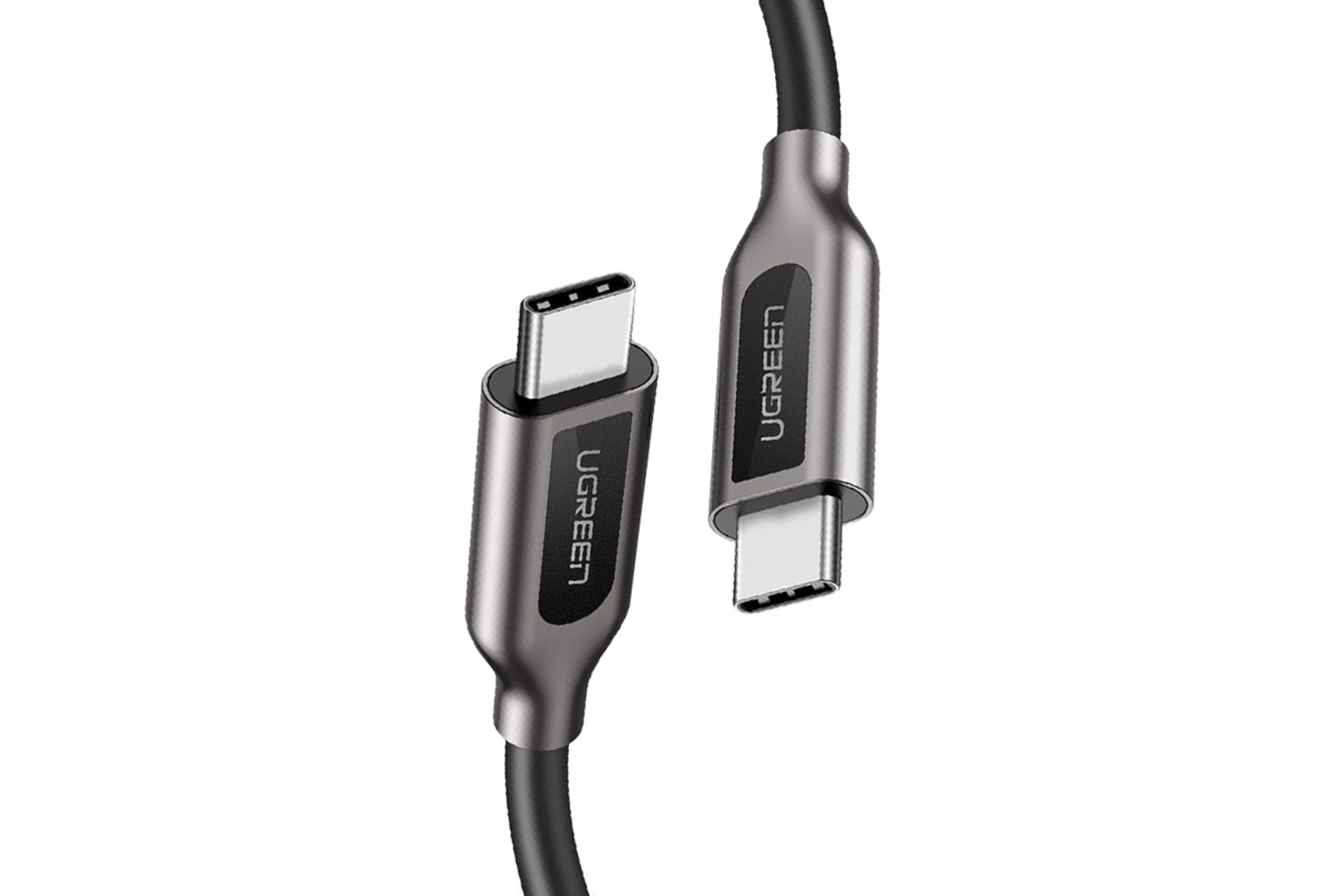 کانکتور کابل شارژ USB یوگرین Type-C به Type-C مدل US266 با طول 1 متر