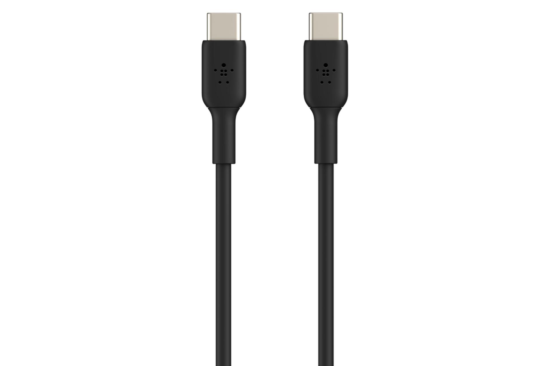 کابل شارژ USB بلکین Type-C به Type-C مدل BoostCharge Braided CAB003 با طول 1 متر مشکی