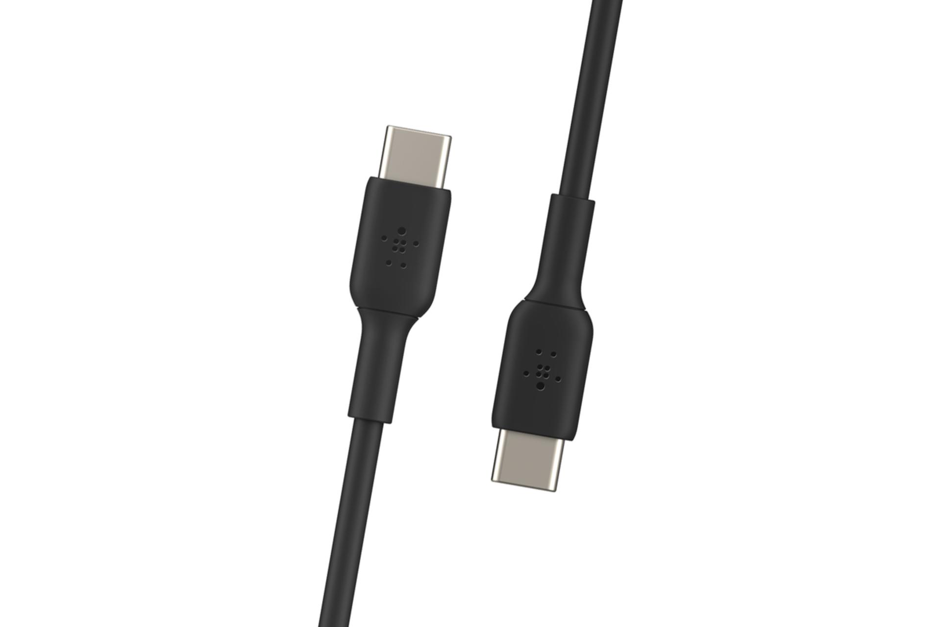 کانکتور کابل شارژ USB بلکین Type-C به Type-C مدل BoostCharge Braided CAB003 با طول 1 متر