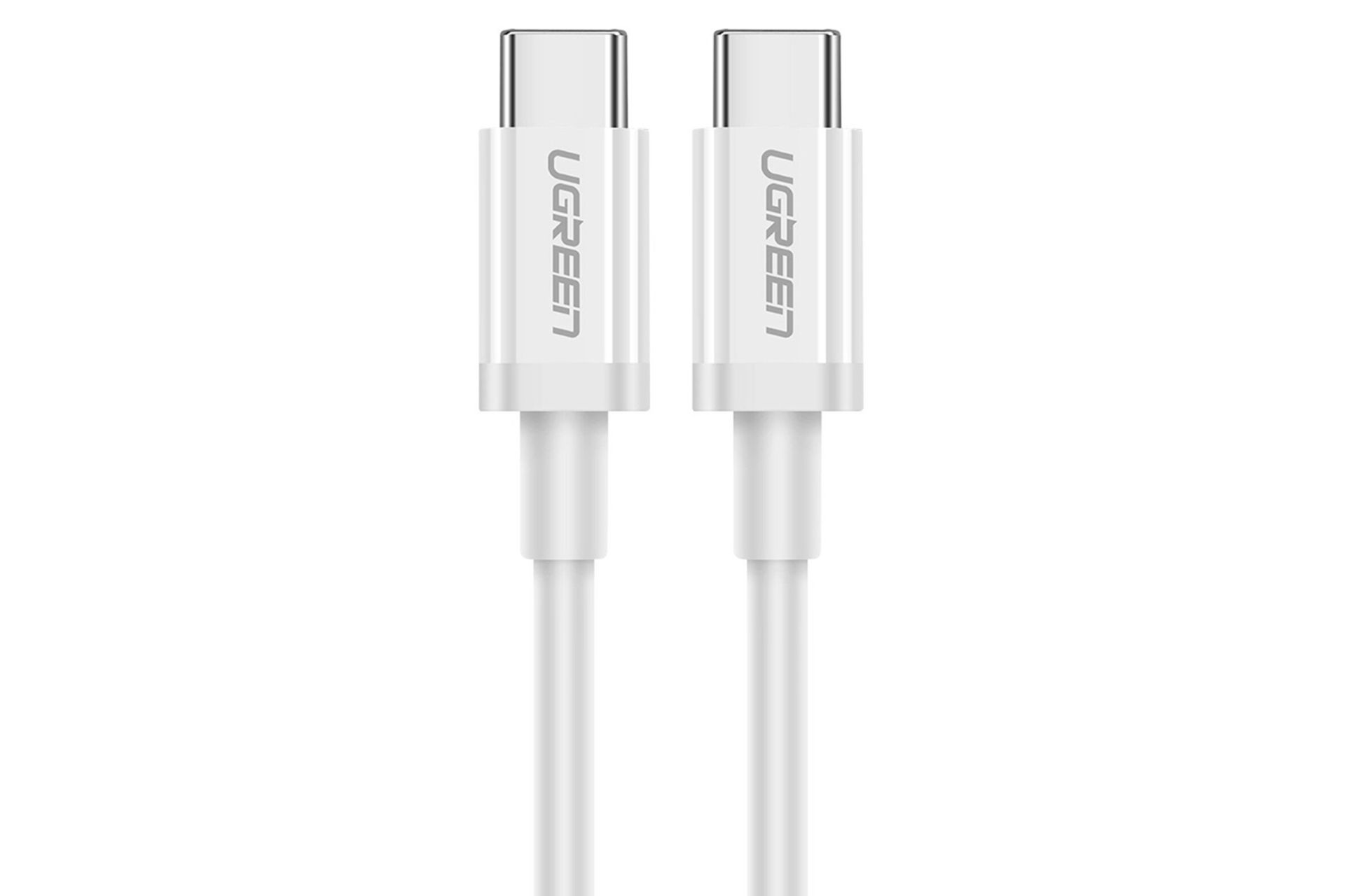 کانکتور کابل شارژ USB یوگرین Type-C به Type-C مدل US264 با طول 2 متر