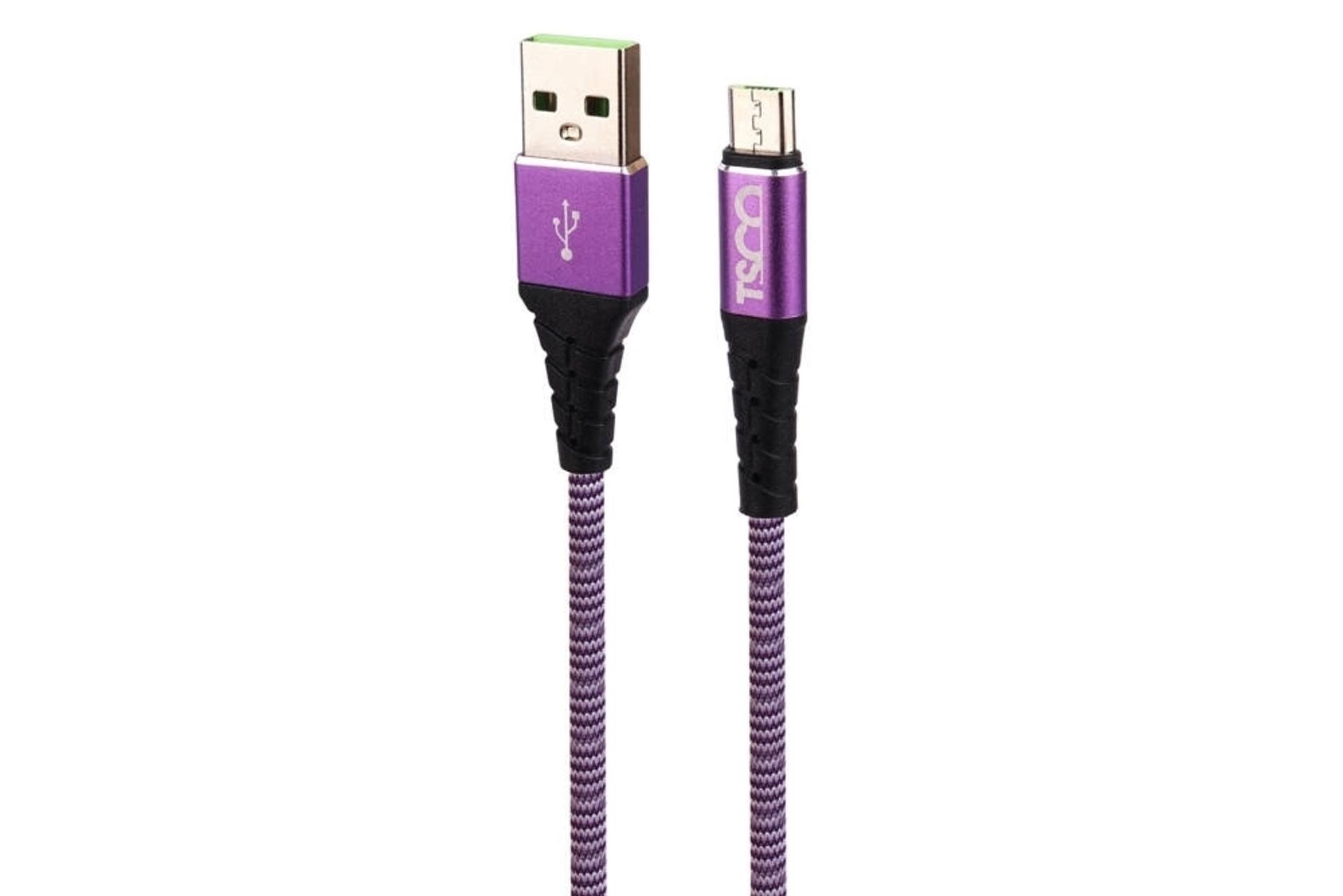 کانکتور کابل شارژ USB تسکو Type-A به Micro-USB مدل TC A194 با طول 1 متر