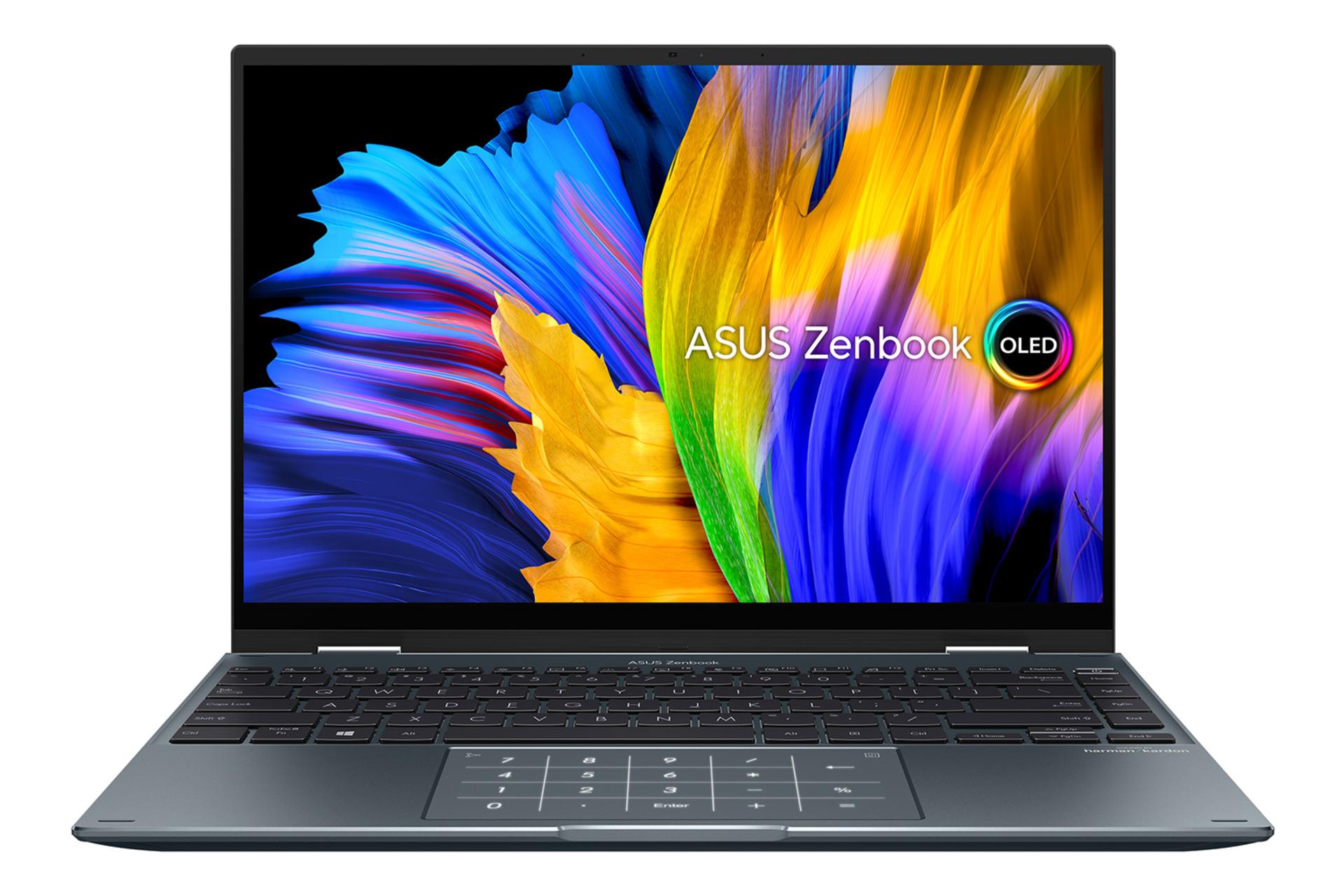 نمای جلو لپ تاپ ایسوس Zenbook UP5401