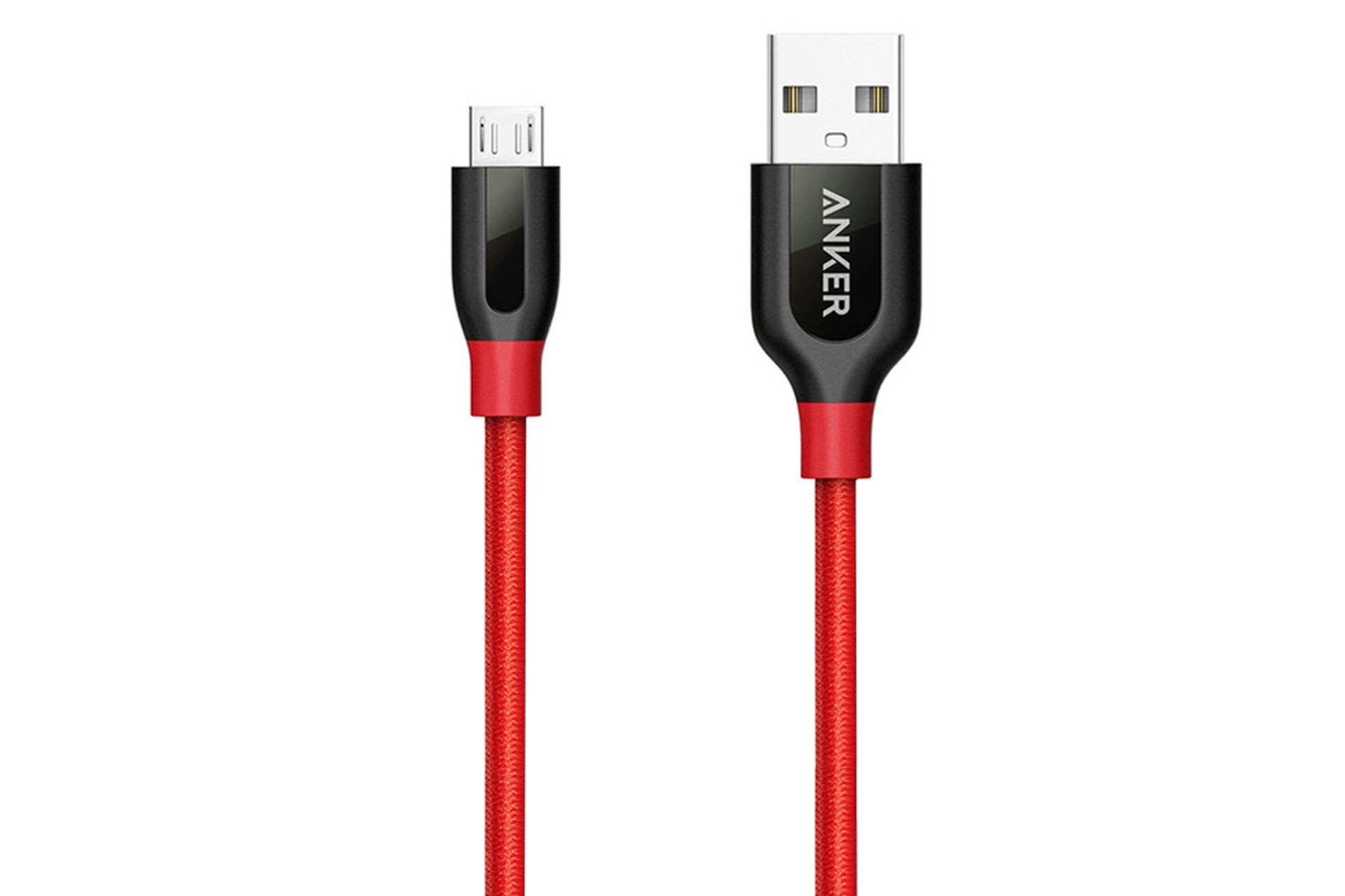 کانکتور کابل شارژ USB انکر Type-A به Micro-USB مدل +A8143 PowerLine با طول 1.8 متر