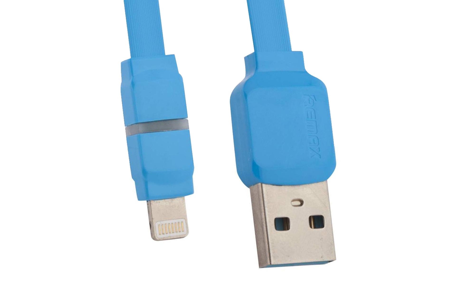 کانکتور کابل شارژ USB ریمکس USB به Lightning مدل RC-029i Breath series با طول 1 متر