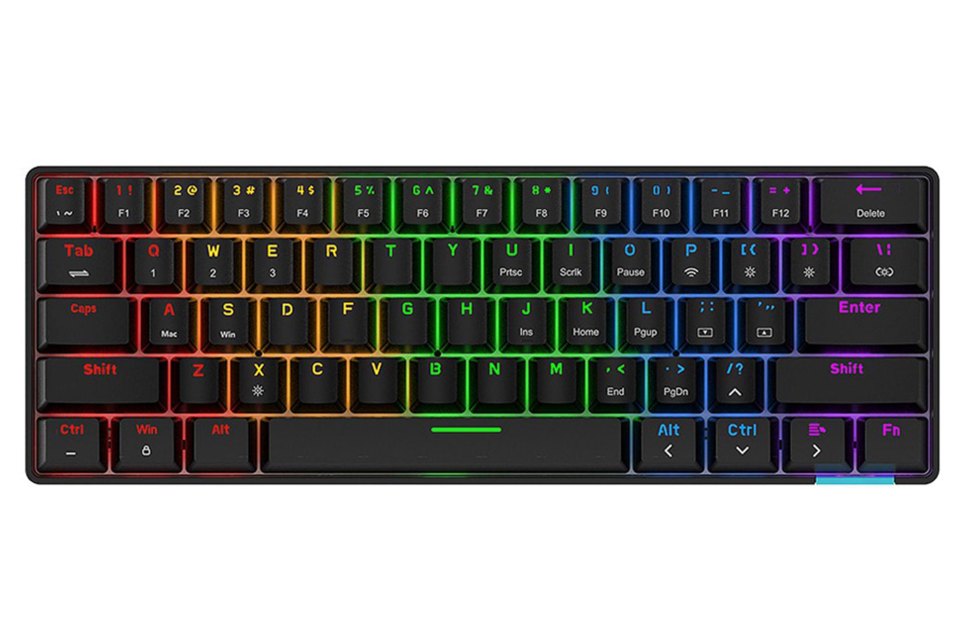 کیبورد آجز AJAZZ STK61 مشکی