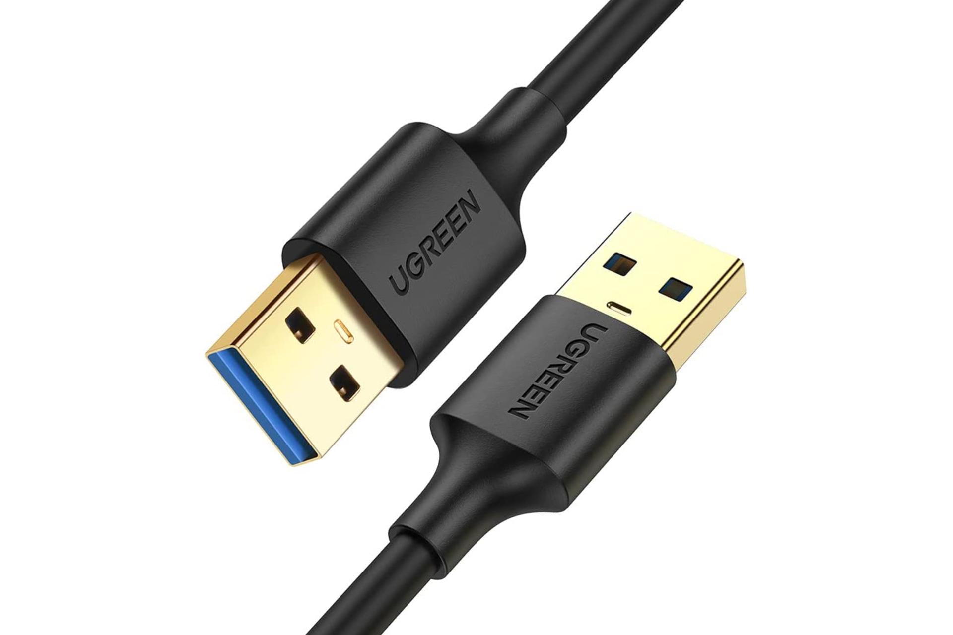 کانکتور کابل شارژ USB یوگرین USB به USB مدل US128 با طول 2 متر