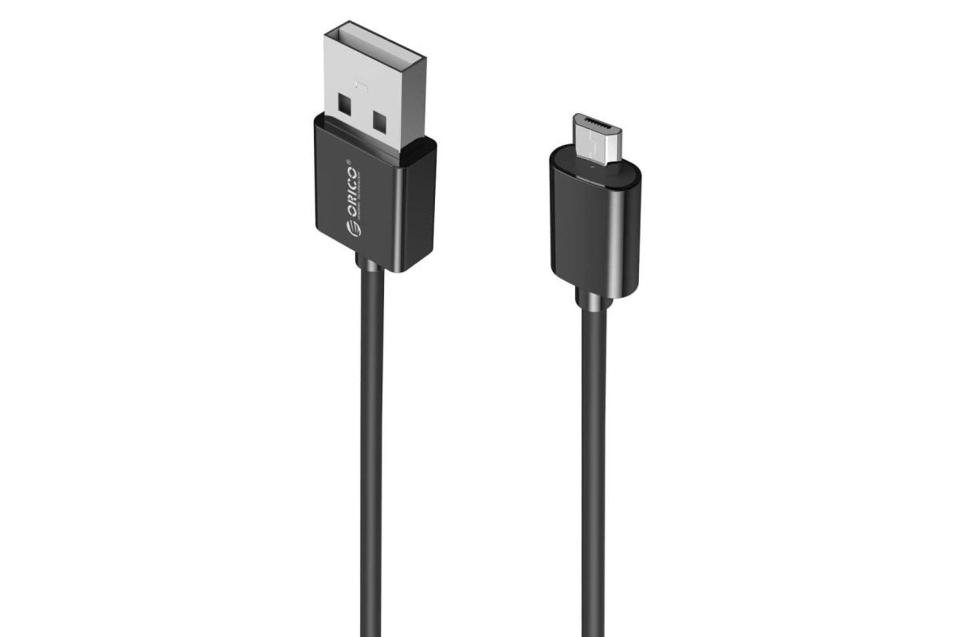 کابل شارژ USB اوریکو USB به Micro-USB مدل ADC-20 با طول 1 متر مشکی