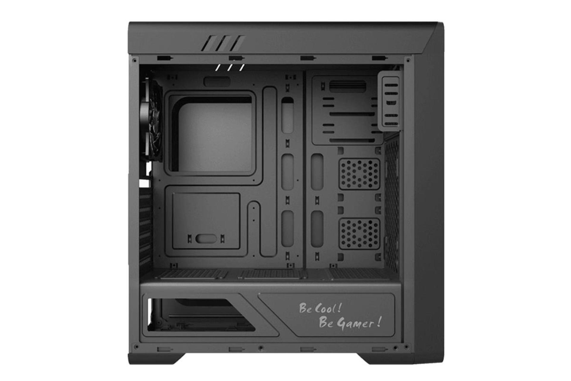 نمای داخل سمت چپ کیس کامپیوتر گیم مکس RockStar 1