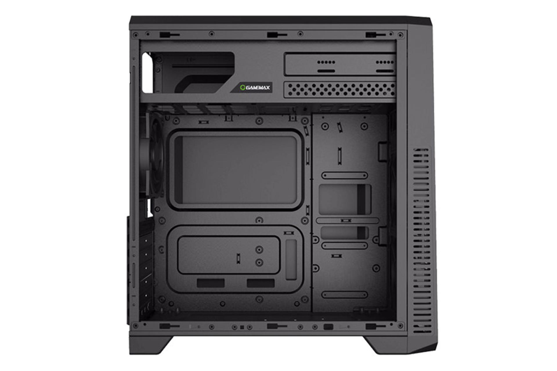 نمای داخل سمت چپ کیس کامپیوتر گیم مکس G561-FRGB