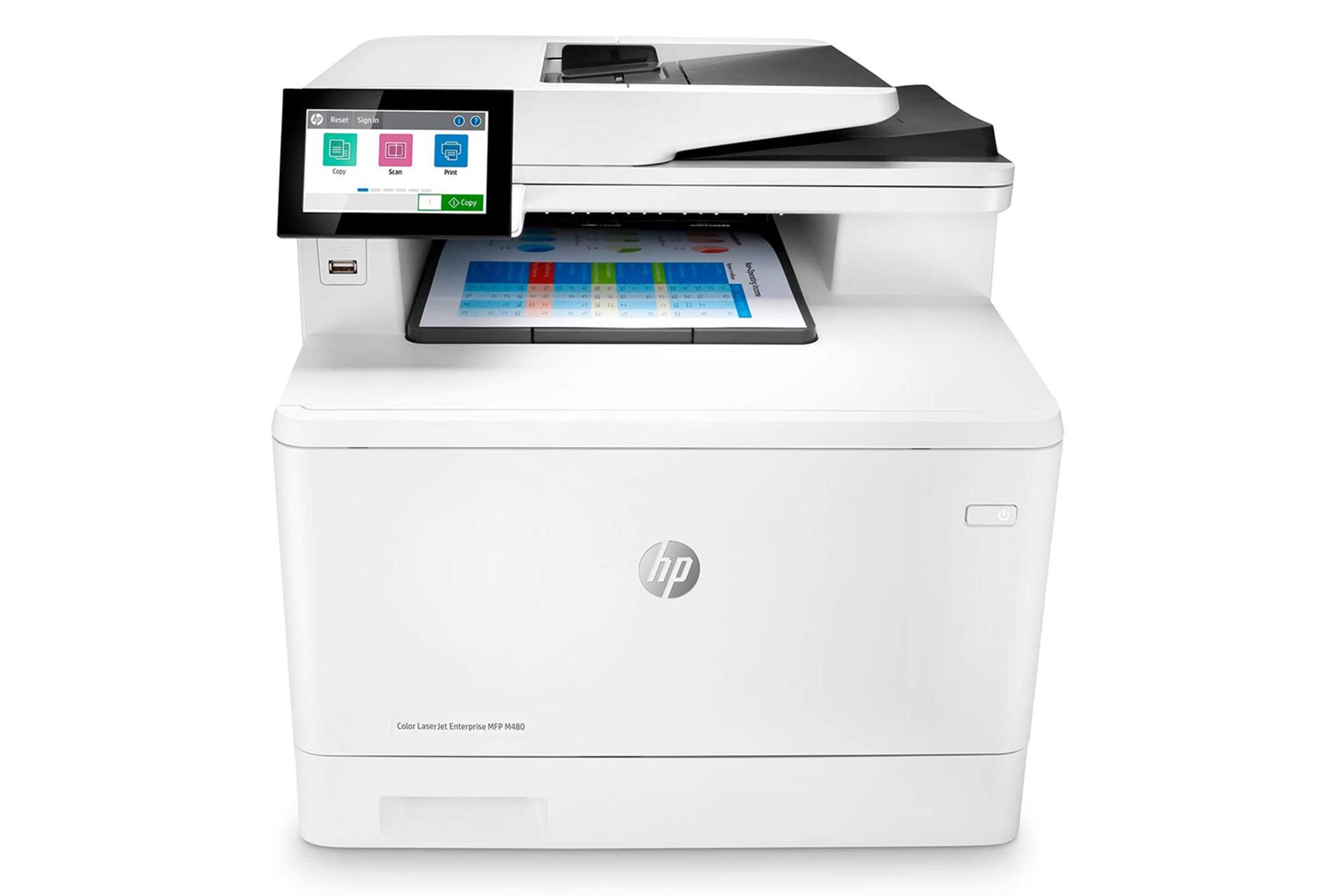 پرینتر اچ پی HP Color LaserJet Enterprise MFP M480f