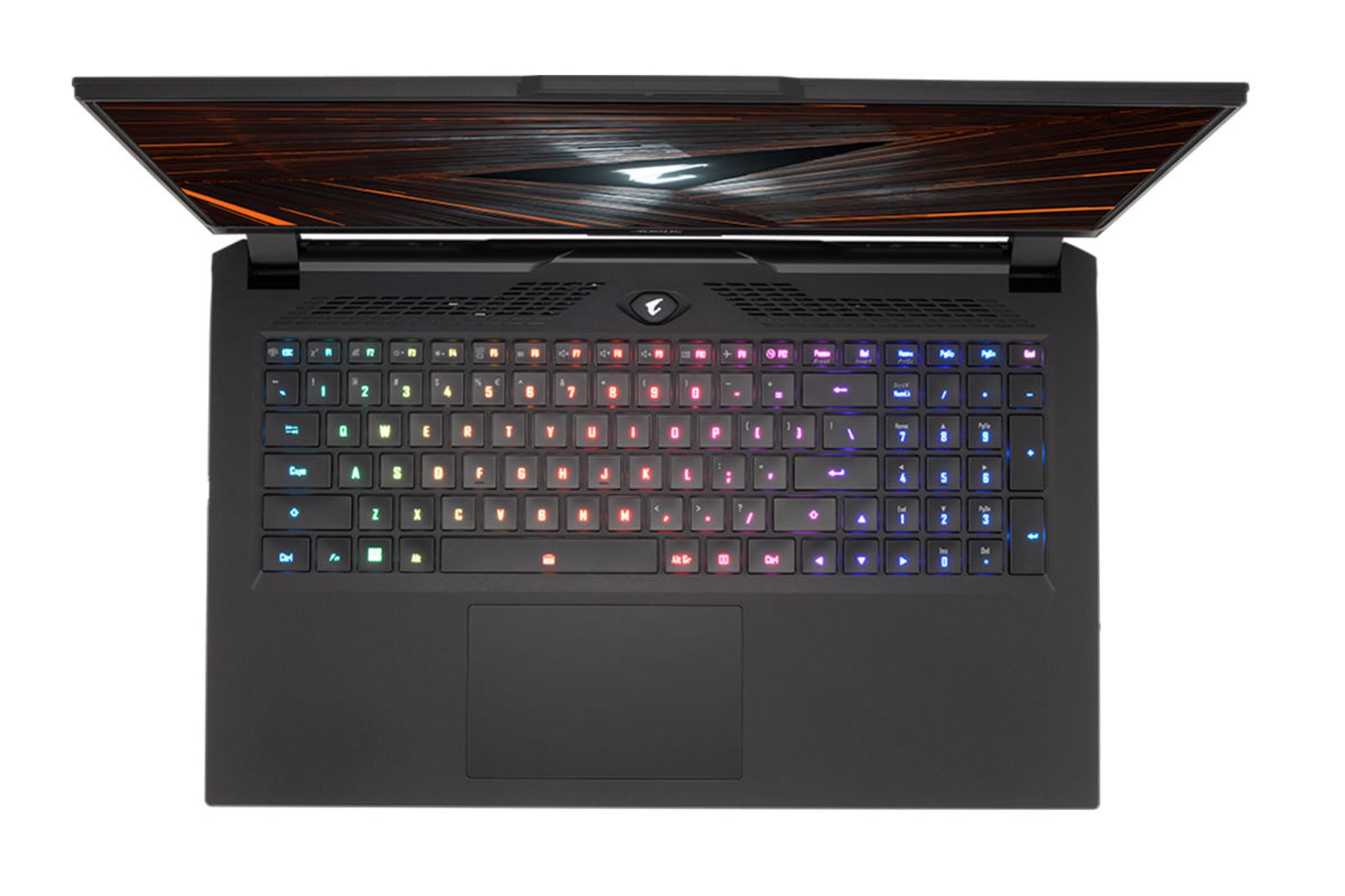 لپ تاپ گیگابایت GIGABYTE Aorus 17 XE4 نمای بالا