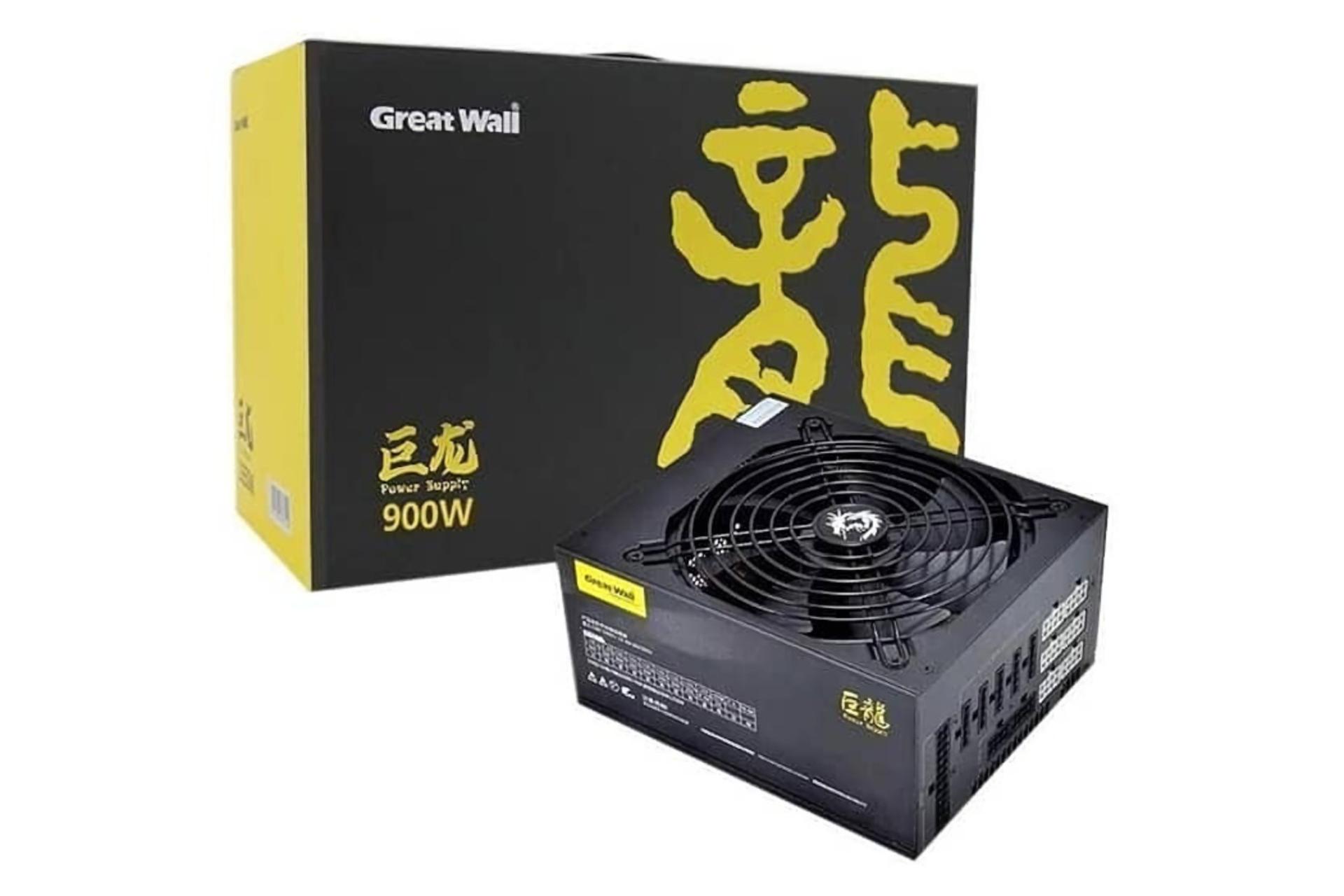جعبه پاور کامپیوتر گریت وال GreatWall Dragon GW-EPS900DA 900W با توان 900 وات