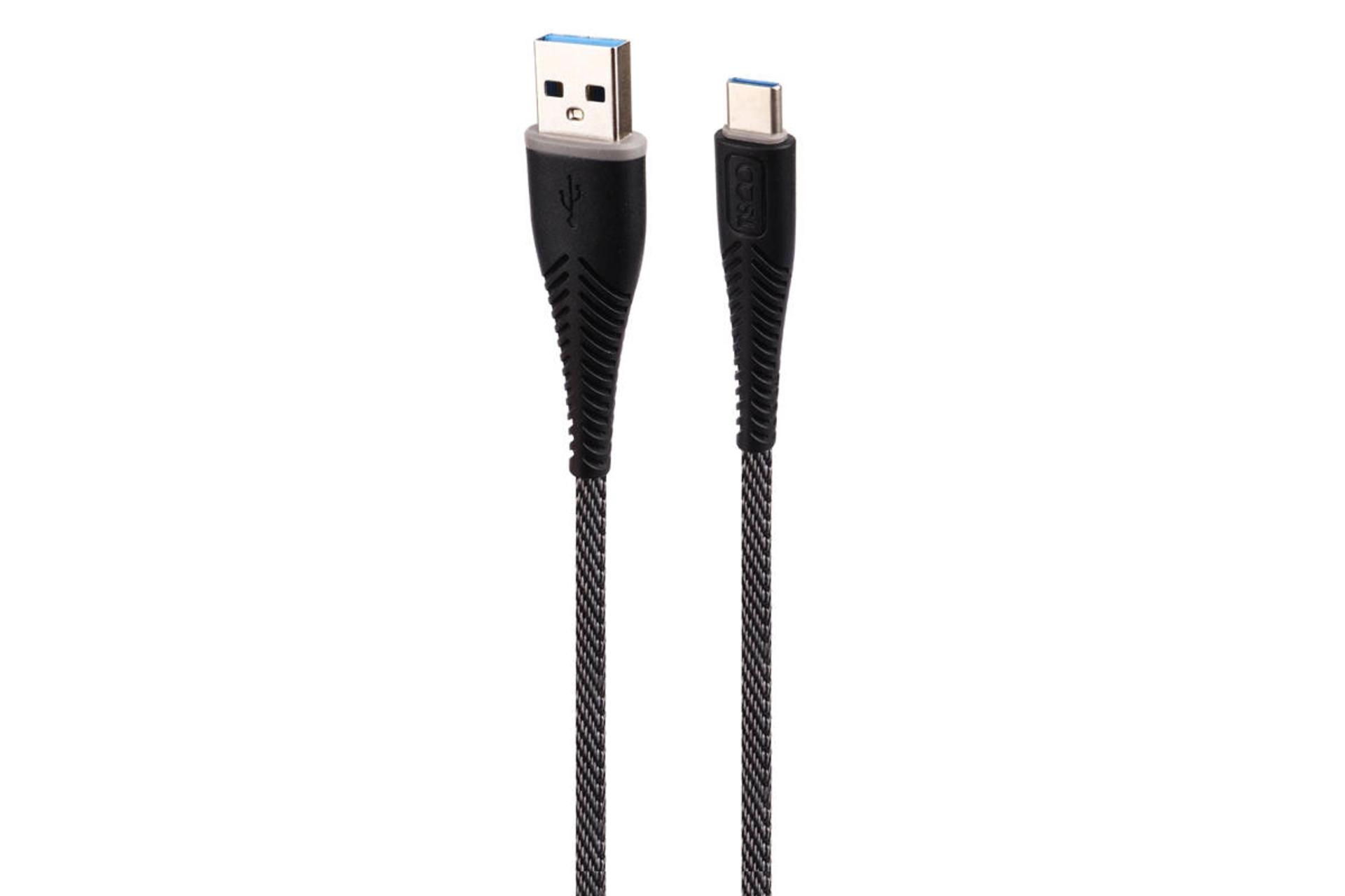 کابل شارژ USB تسکو Type-A به Type-C مدل TC C350 با طول 1 متر