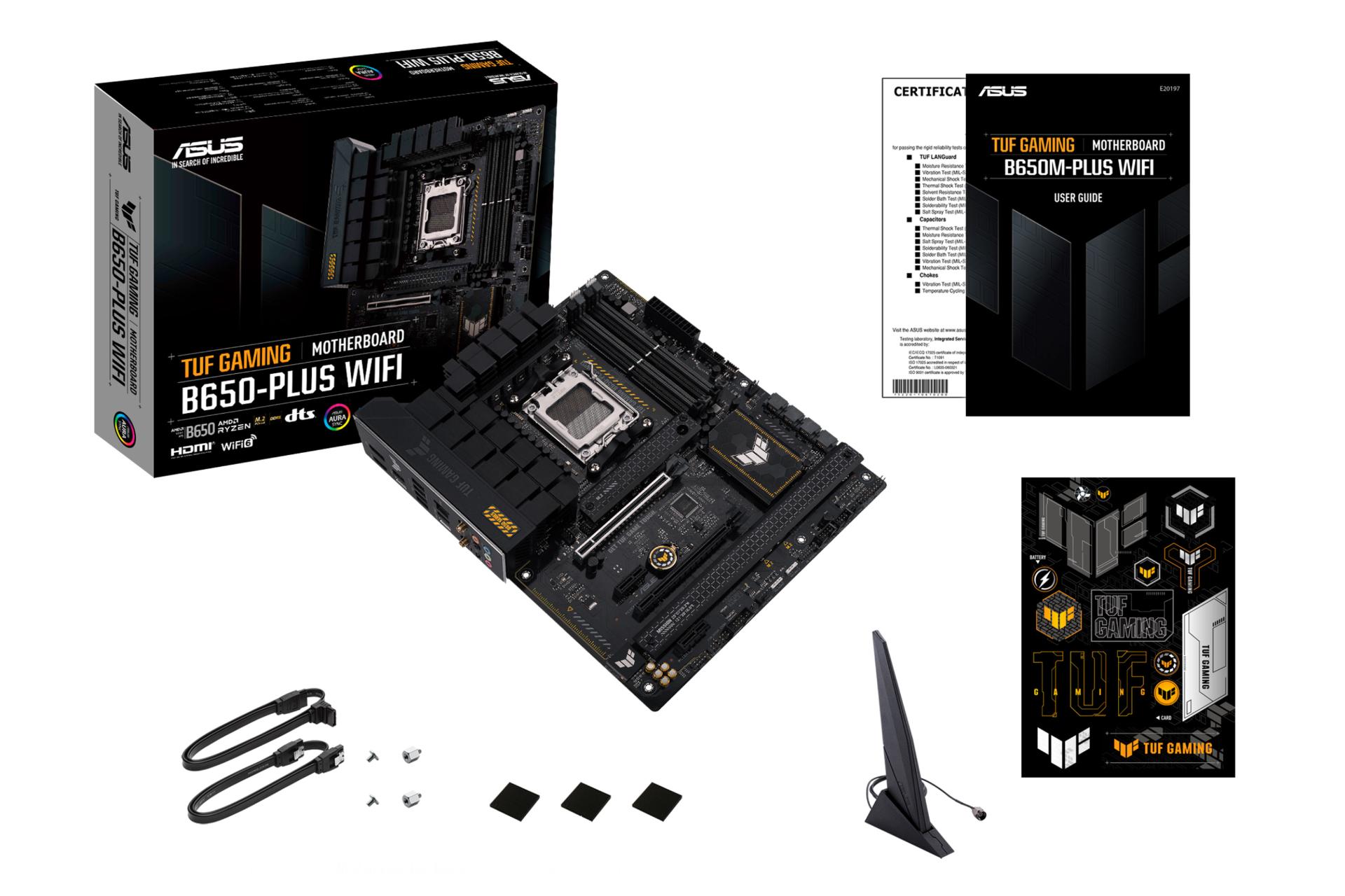 اقلام همراه مادربرد ایسوس ASUS TUF GAMING B650-PLUS WIFI