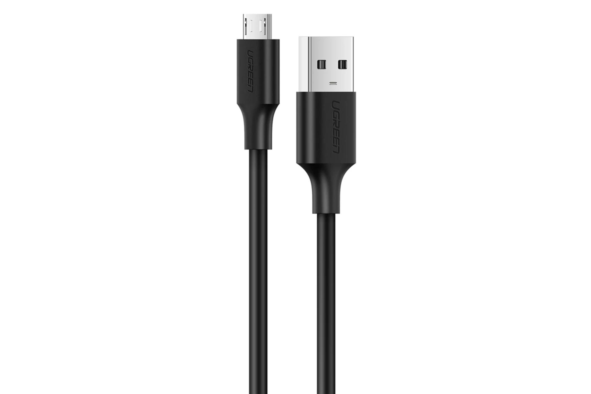 کابل شارژ USB یوگرین Type-A به Micro-USB مدل US289 با طول 1 متر مشکی