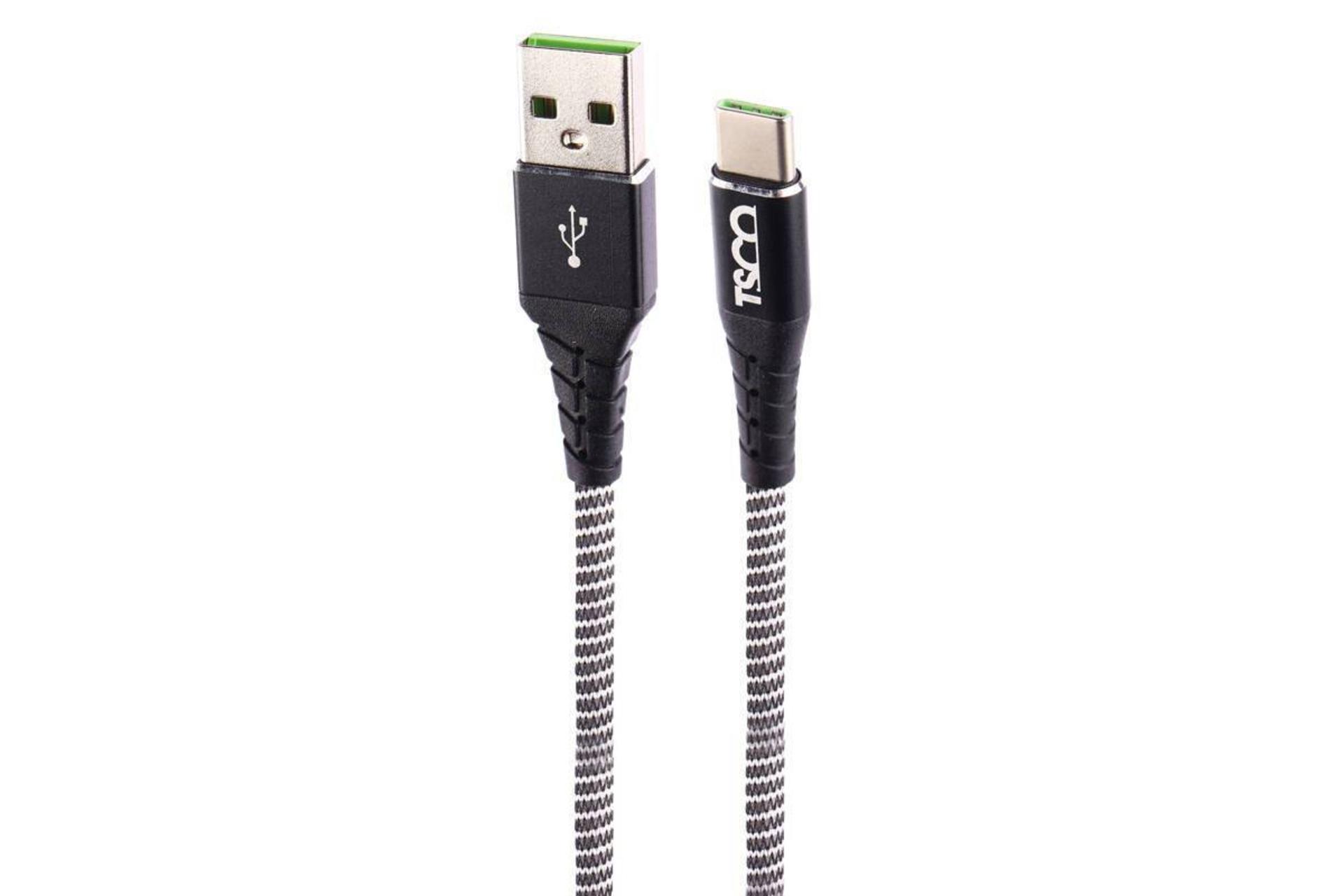 کابل شارژ USB تسکو Type-A به Type-C مدل TC C193 با طول 1 متر