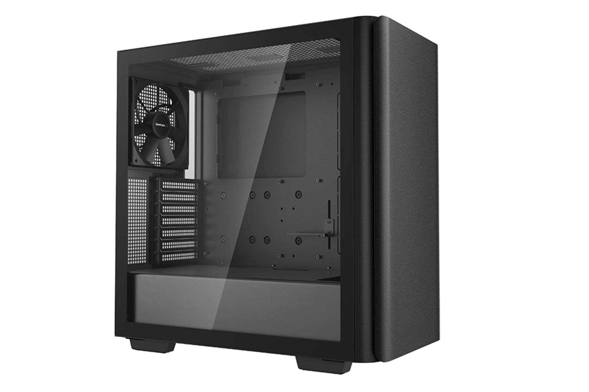 نمای نیم رخ جلو و سمت چپ کیس کامپیوتر دیپ کول CK500