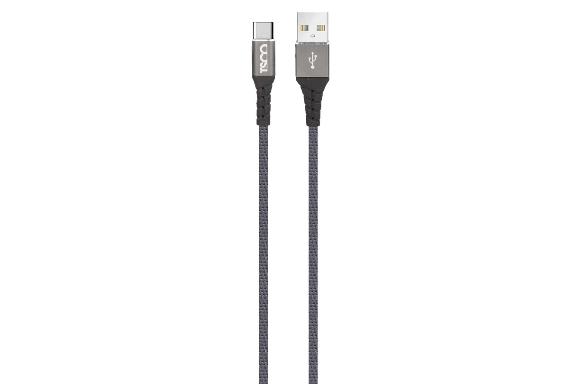 کانکتور کابل شارژ USB تسکو USB به Type-C مدل TC C191 با طول 1 متر