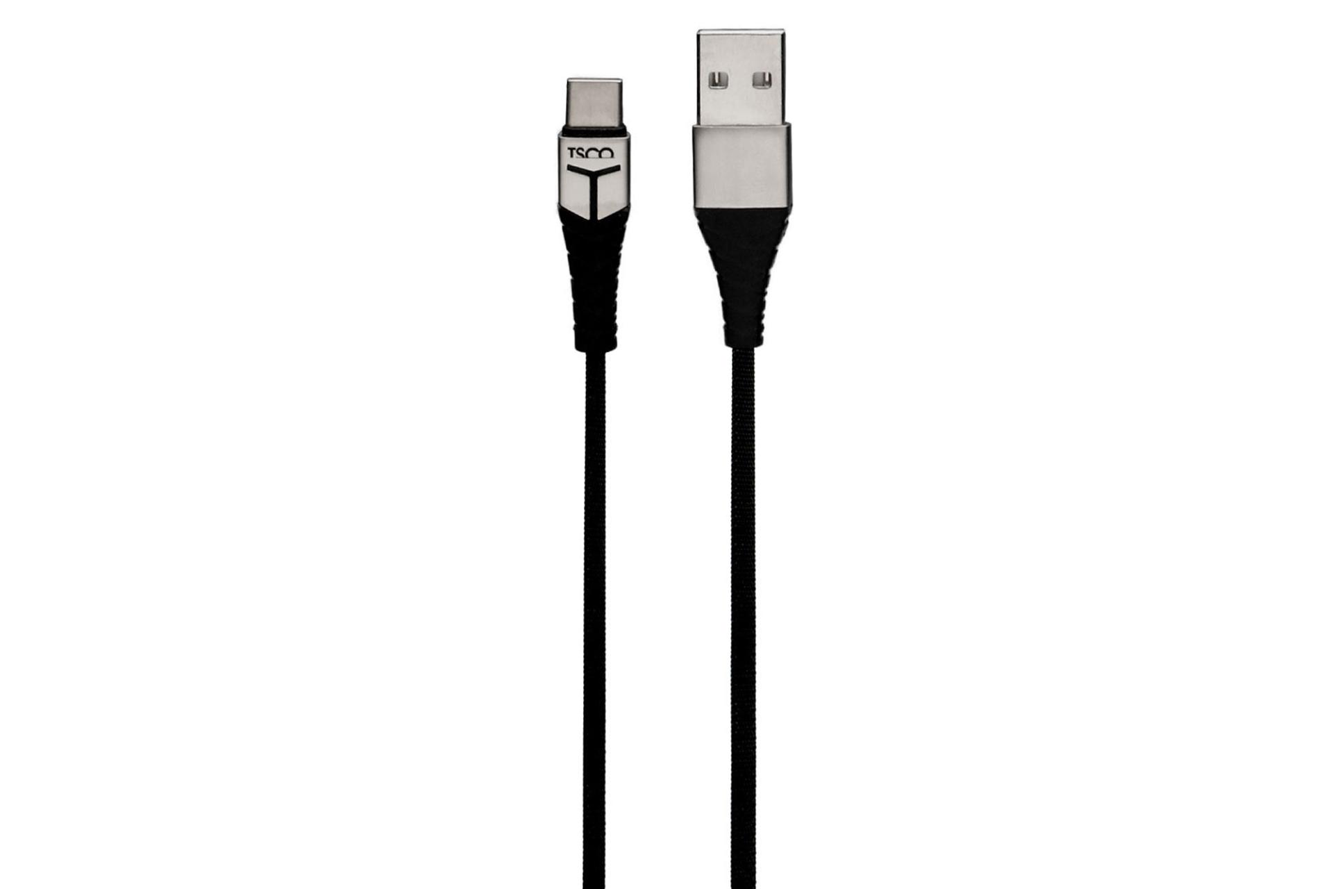 کانکتور کابل شارژ USB تسکو USB به Type-C مدل TC C186 با طول 1 متر