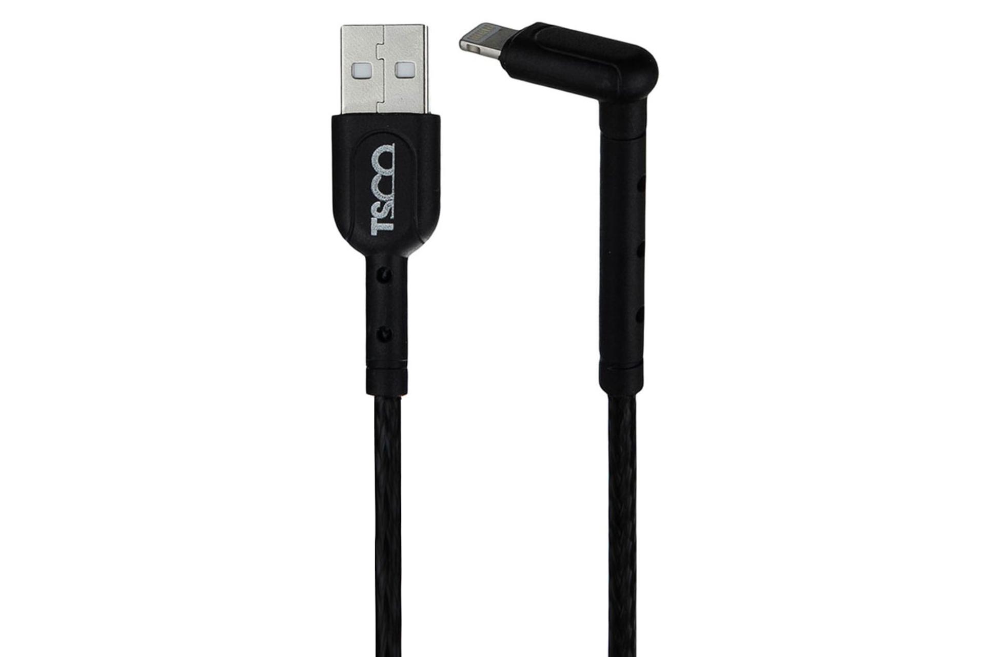 کابل شارژ USB تسکو USB به Lightning مدل TC I97 با طول 1 متر مشکی