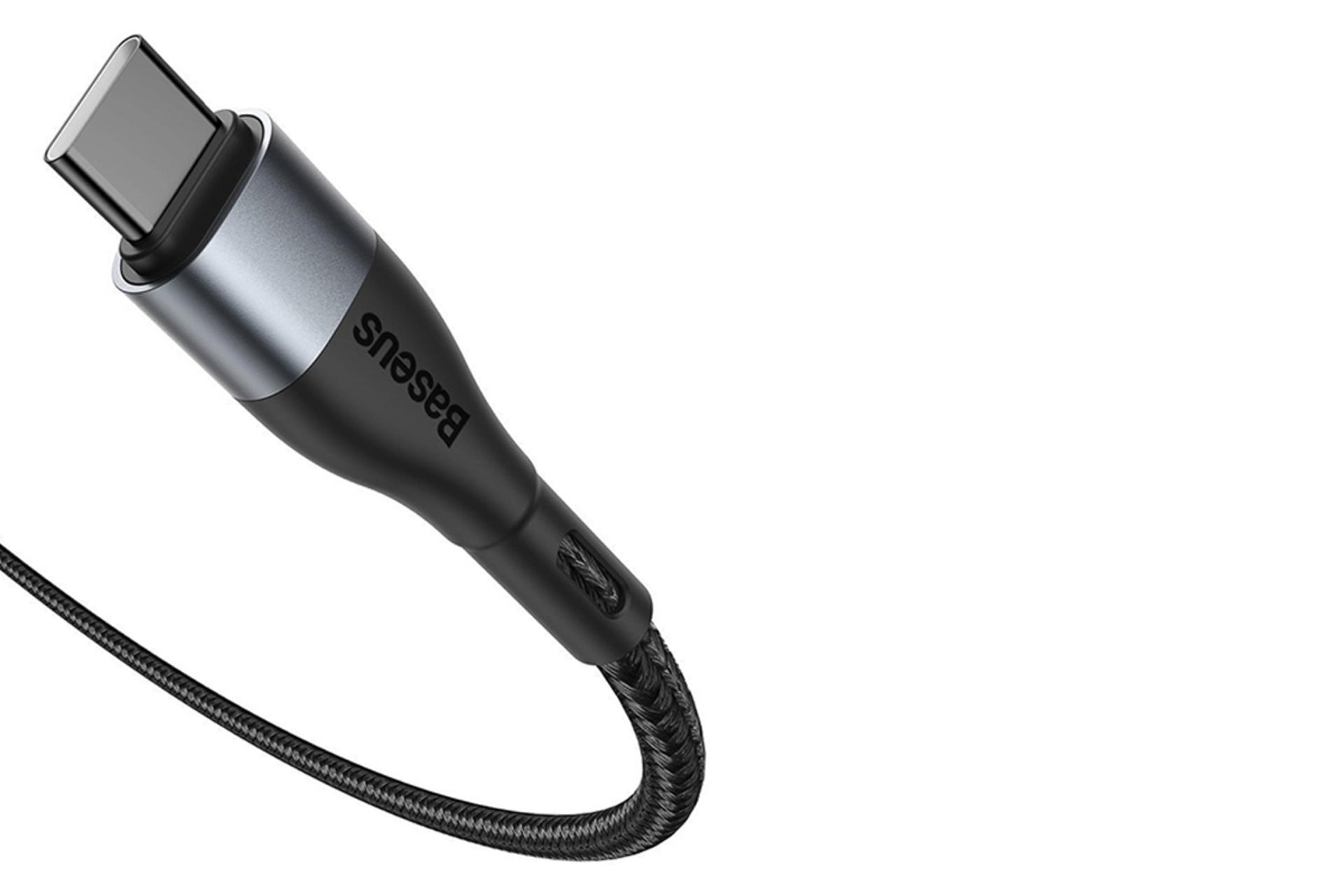 کانکتور کابل شارژ USB باسئوس Type-C به Lightning مدل Zinc Magnetic با طول 2 متر