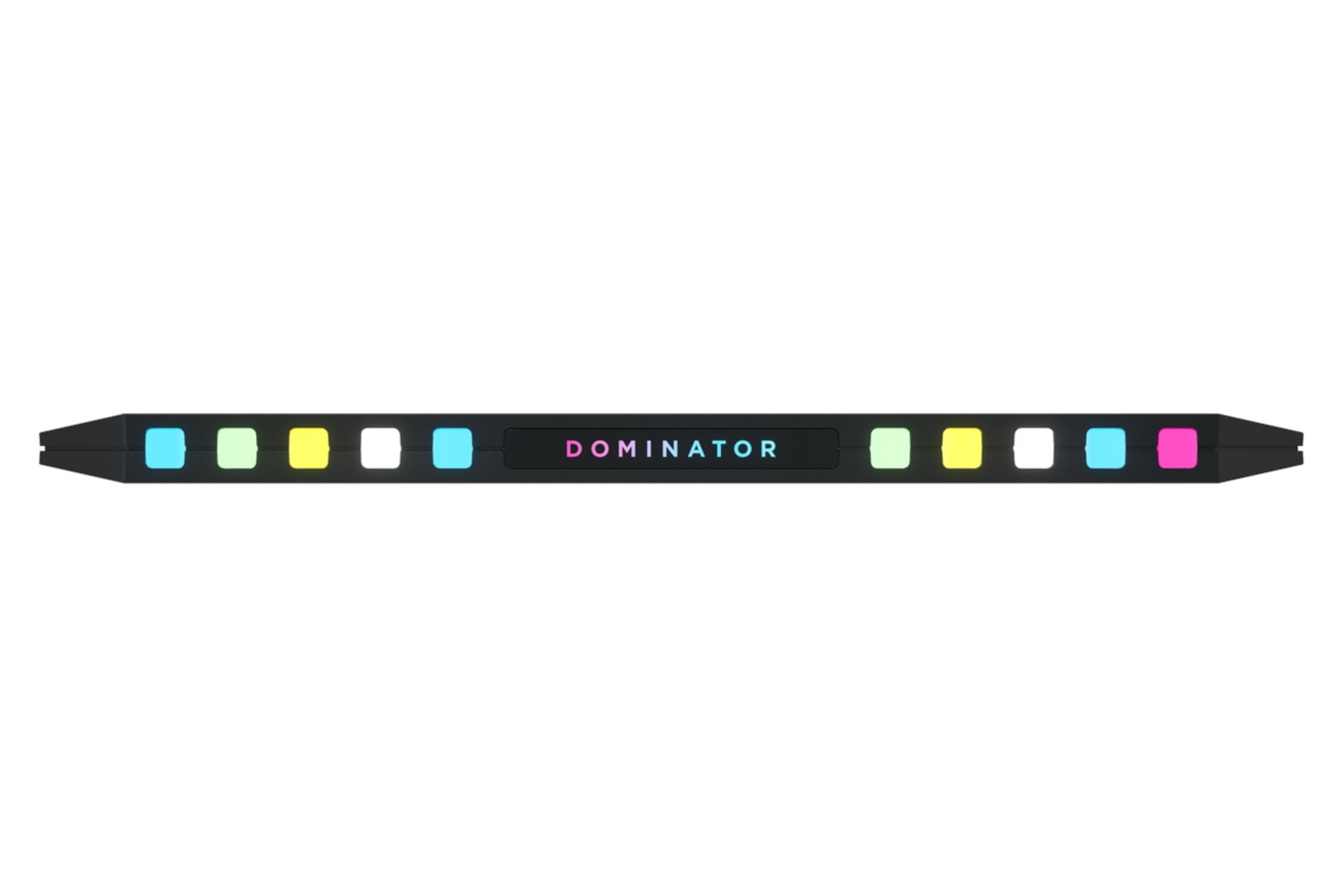 نمای بالا رم کورسیر DOMINATOR PLATINUM RGB ظرفیت 32 گیگابایت (2x16) از نوع DDR5-5200 CL38 مشکی