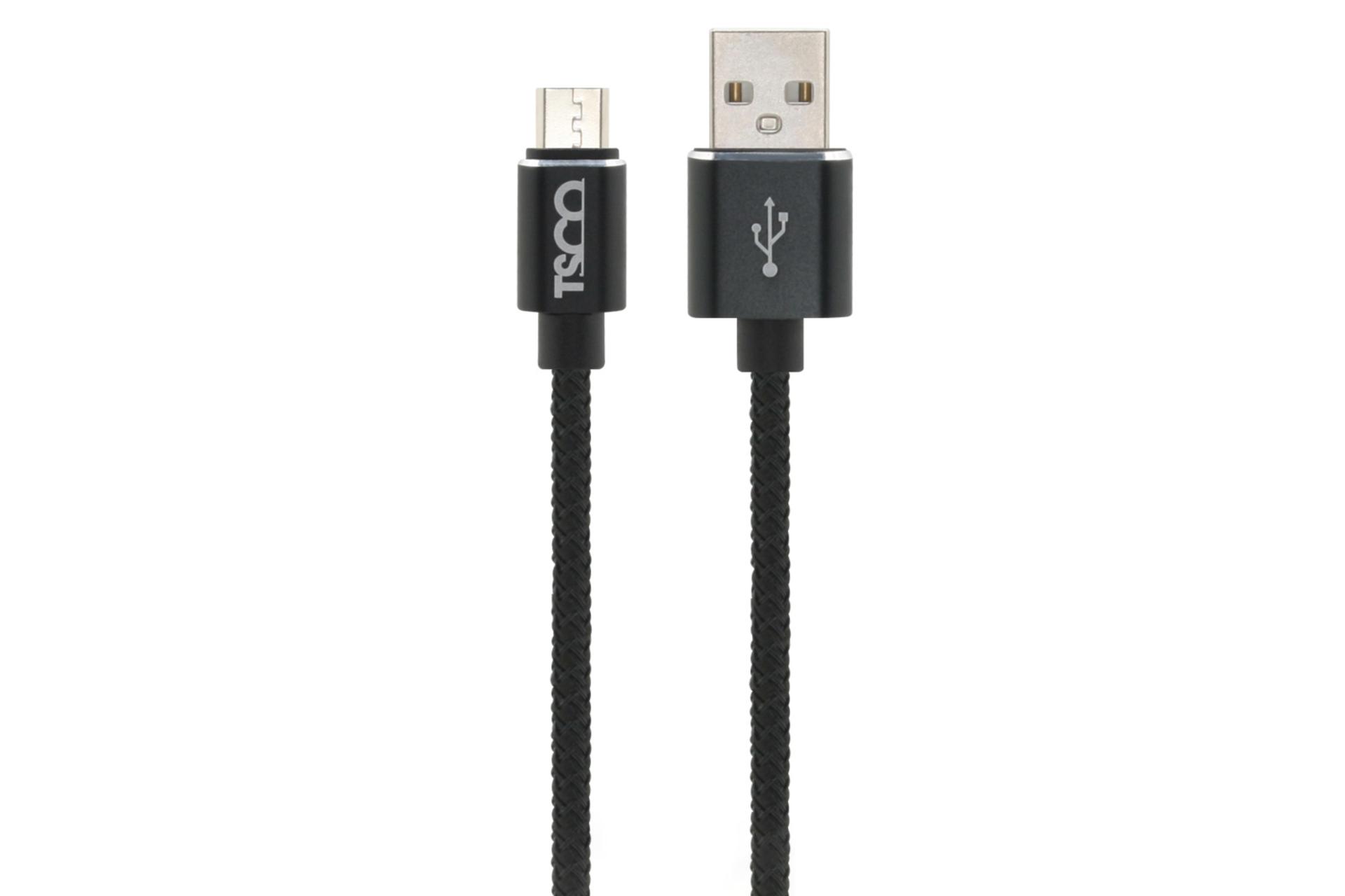 کابل شارژ USB تسکو USB به Micro-USB مدل TC A170 با طول 1 متر مشکی
