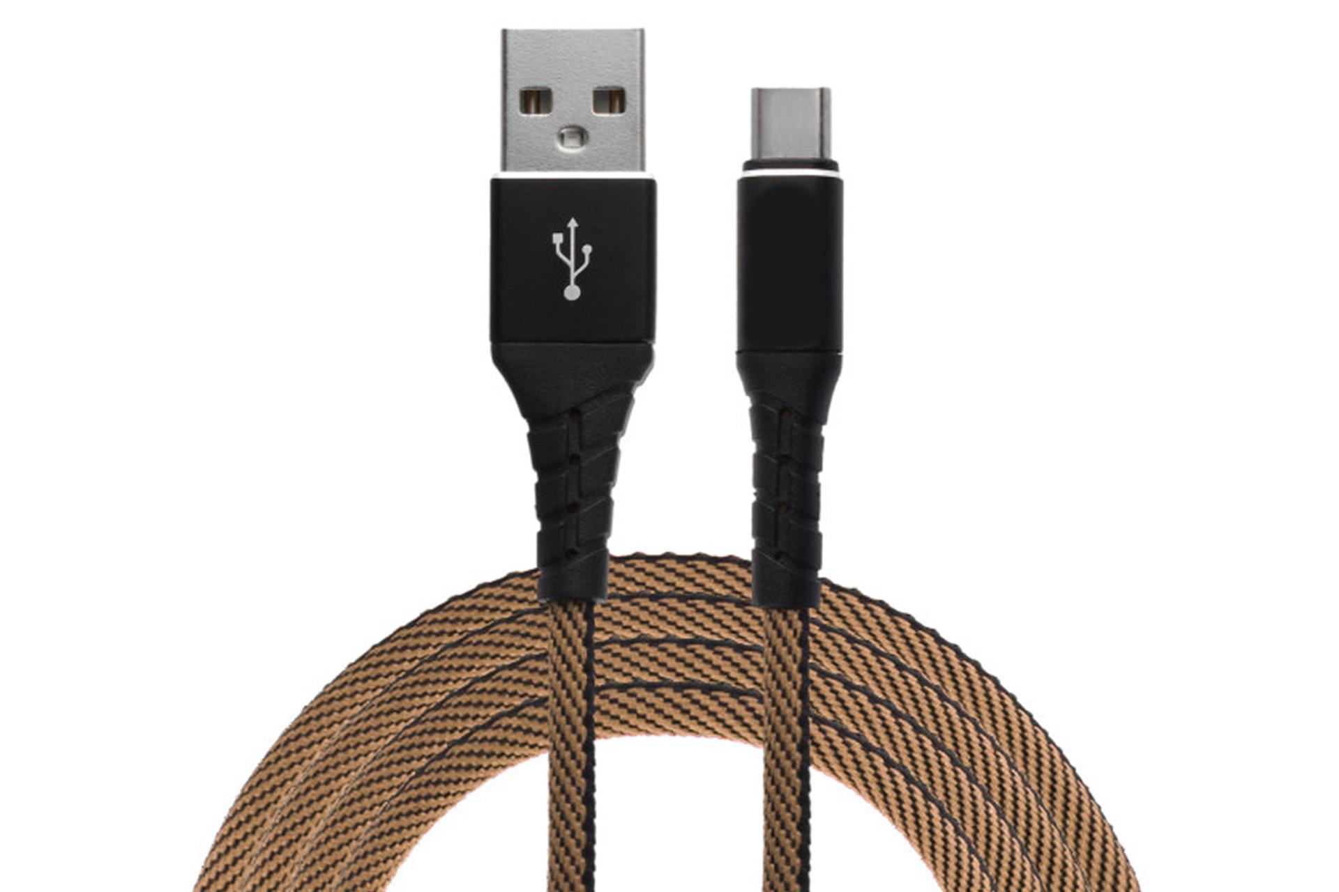 طول کابل شارژ USB تسکو USB به Type-C مدل TC C72N با طول 1 متر