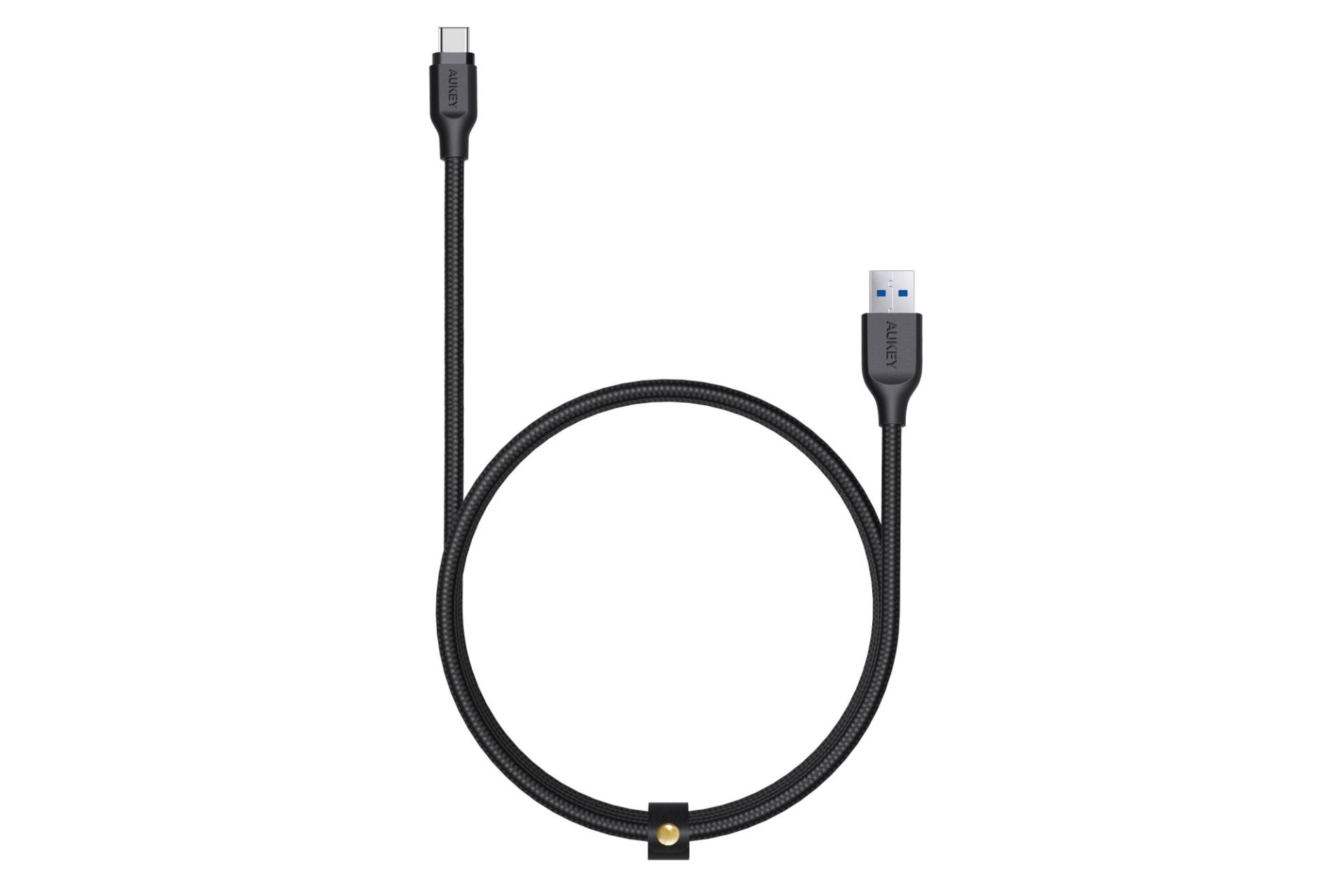 کابل شارژ USB آکی USB به Type-C مدل CB-AC1 با طول 1.2 متر