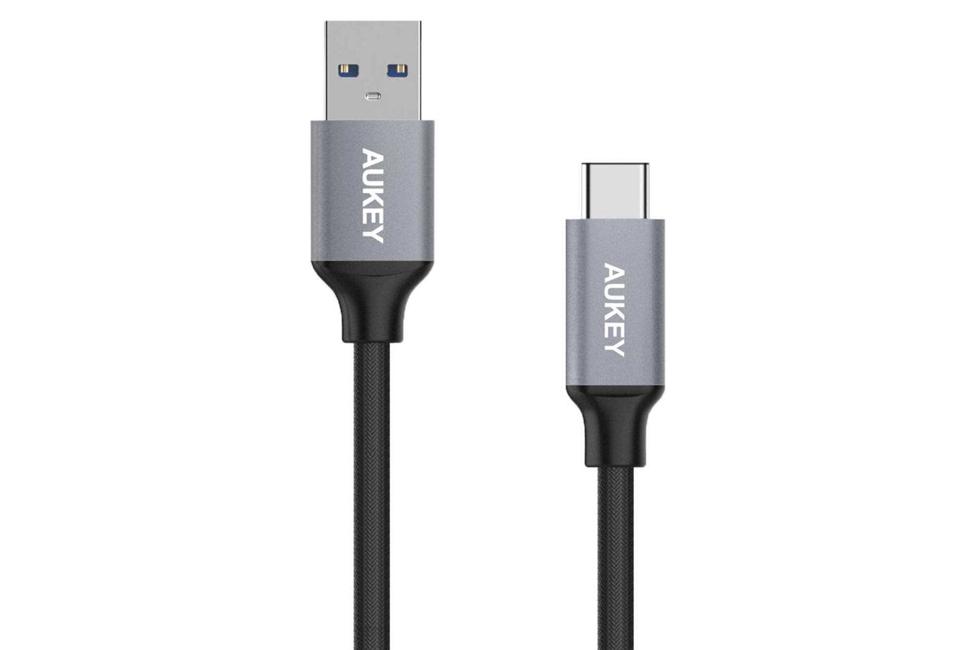 کابل شارژ USB آکی USB به Type-C مدل CB-CMD1 با طول 1 متر مشکی