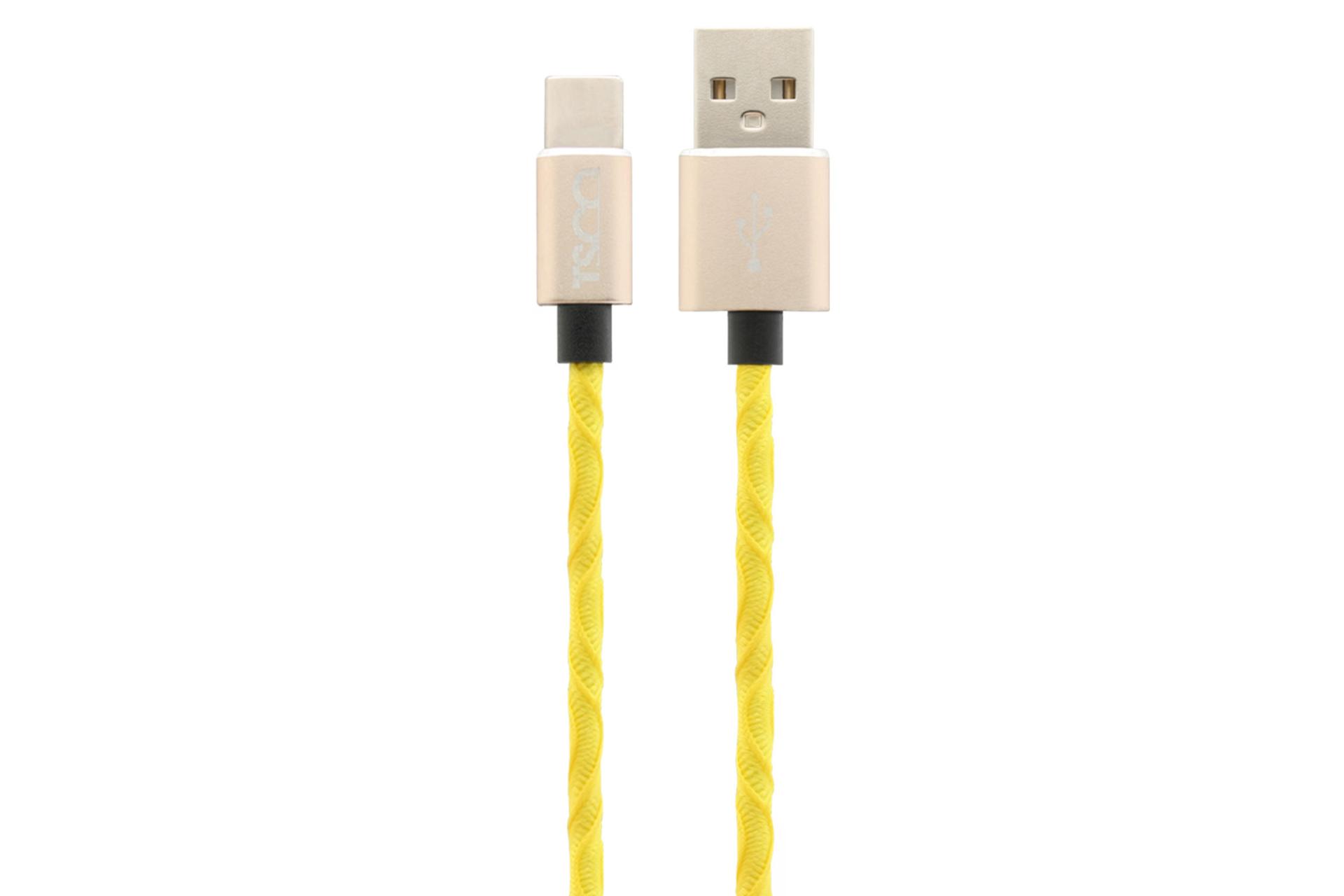 کانکتور کابل شارژ USB تسکو USB به Type-C مدل TC C154 با طول 1 متر
