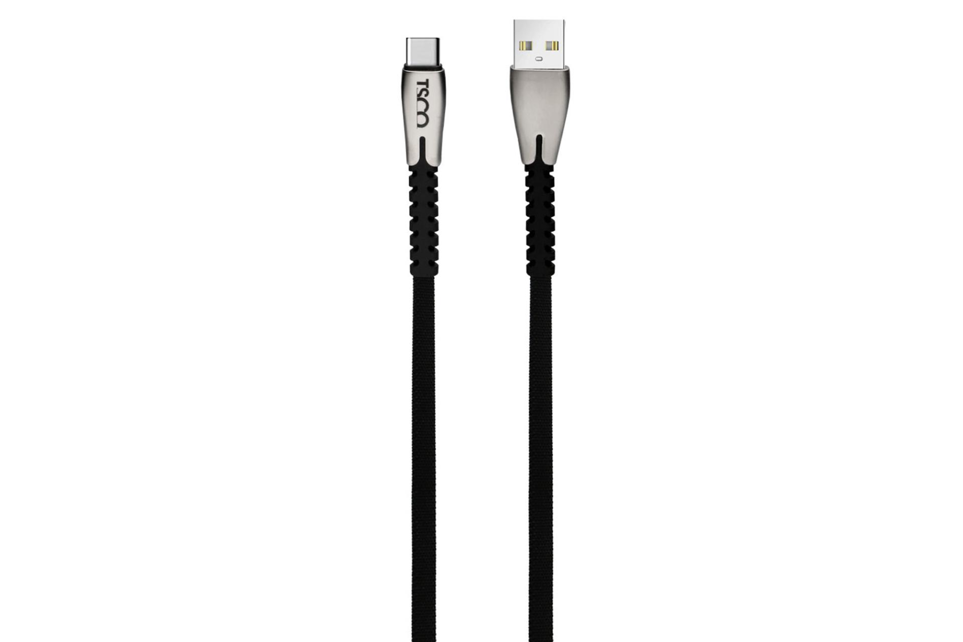 کانکتور کابل شارژ USB تسکو USB به Type-C مدل TC C187 با طول 1 متر