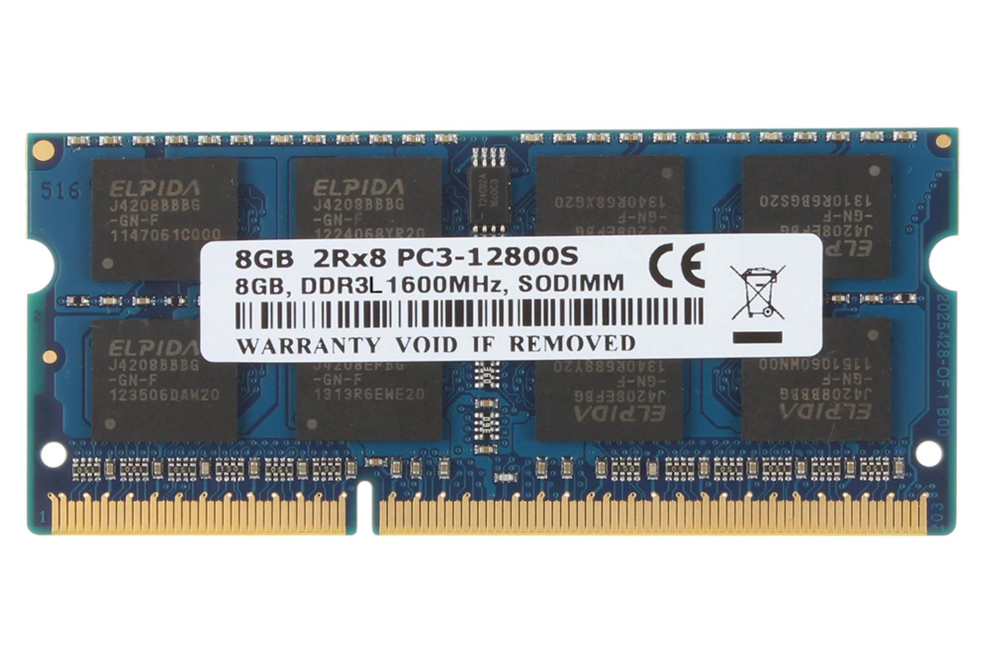 رم الپیدا EBJ81UG8EFU5-GNL-F ظرفیت 8 گیگابایت از نوع DDR3L-1600