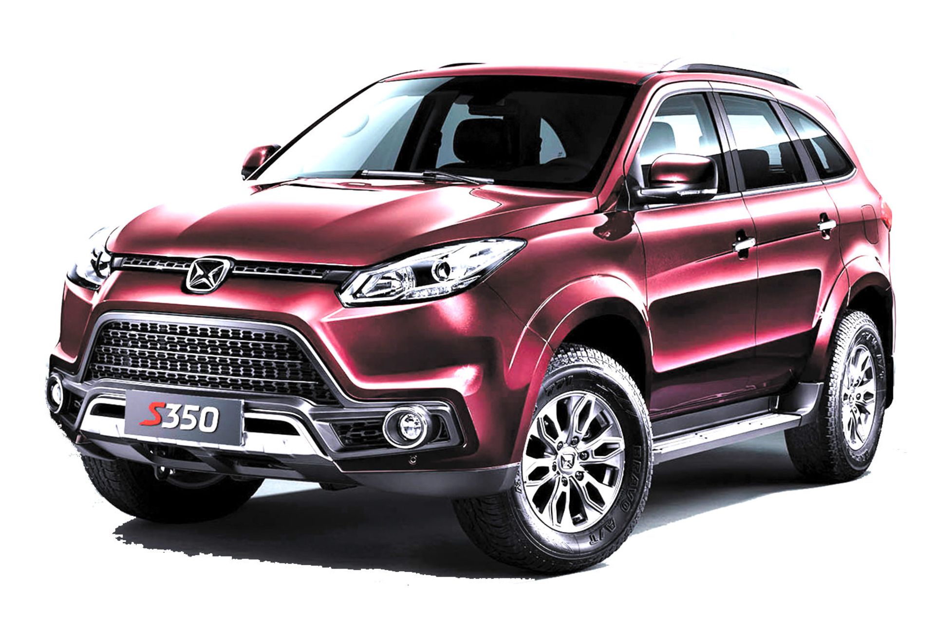 نمای جلو ژیانگلینگ موتورز JMC S350