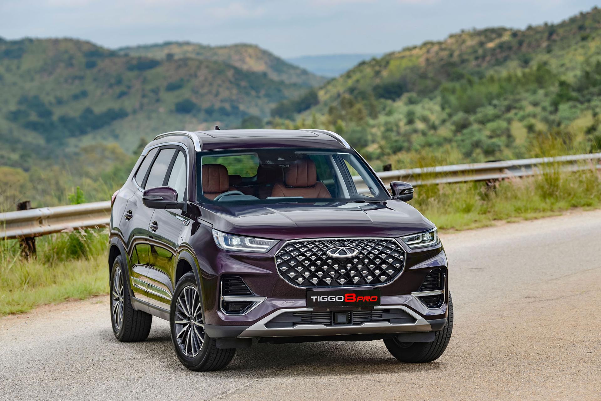 خودرو چری تیگو پرو Chery Tiggo 8 Pro نمای جلو