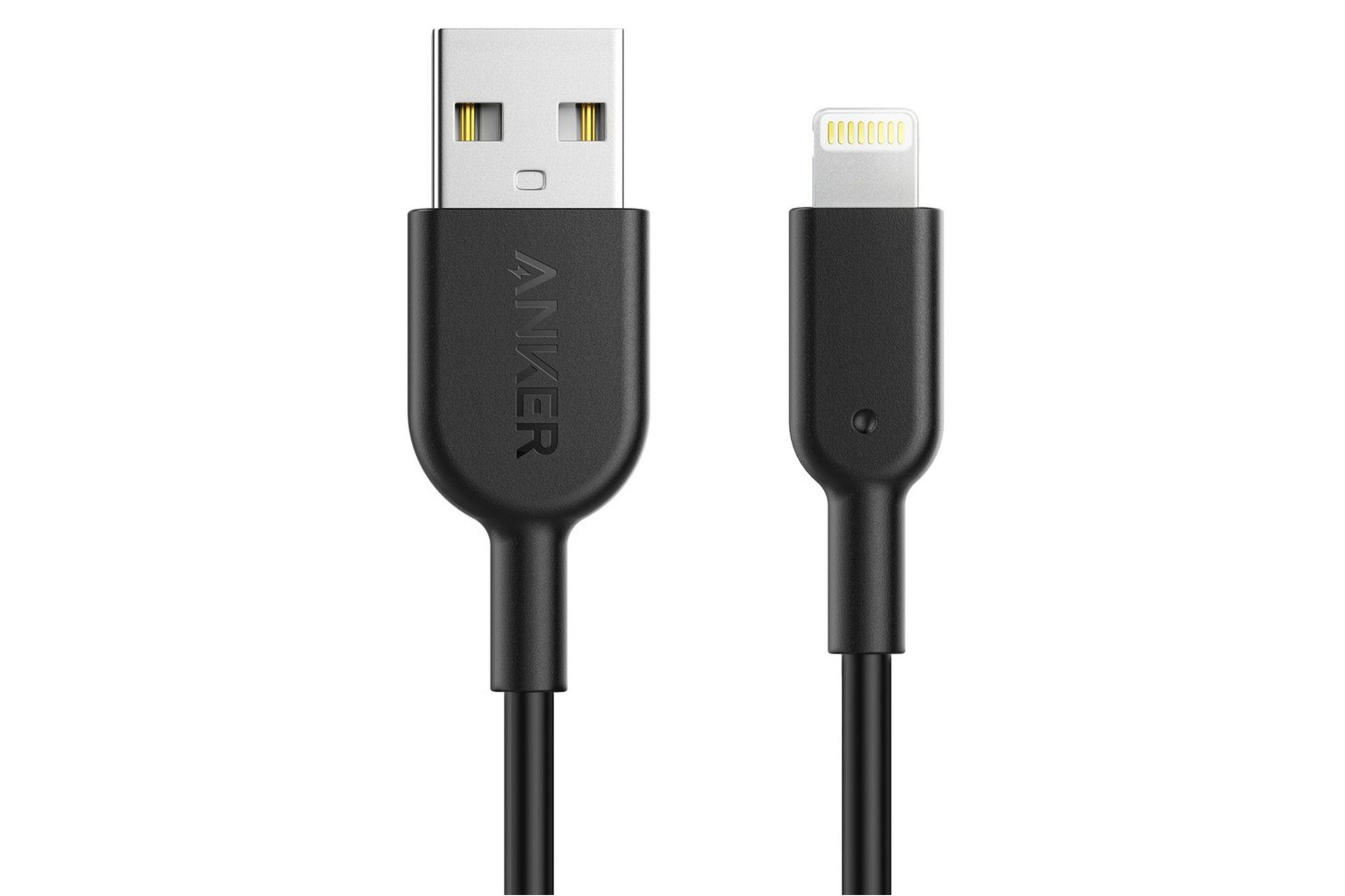 کابل شارژ USB انکر USB به Lightning مدل A8431 PowerLine II با طول 0.3 متر مشکی