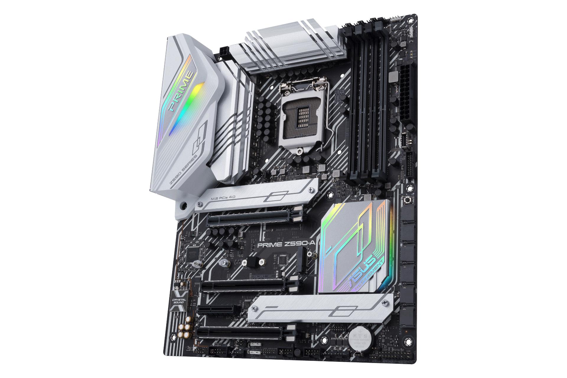 نمای راست مادربرد ایسوس ASUS PRIME Z590-A