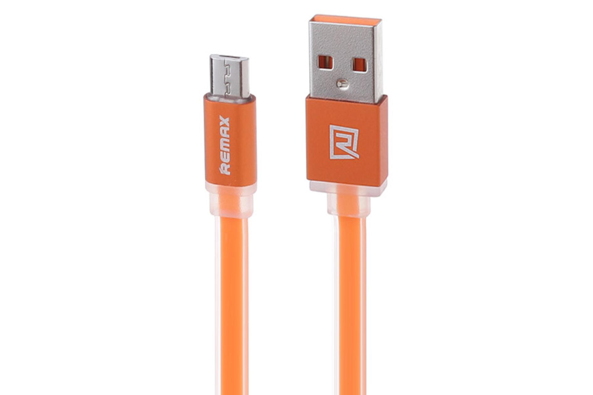 کانکتور کابل شارژ USB ریمکس USB به Micro-USB مدل RE-005m Colourfull با طول 1 متر