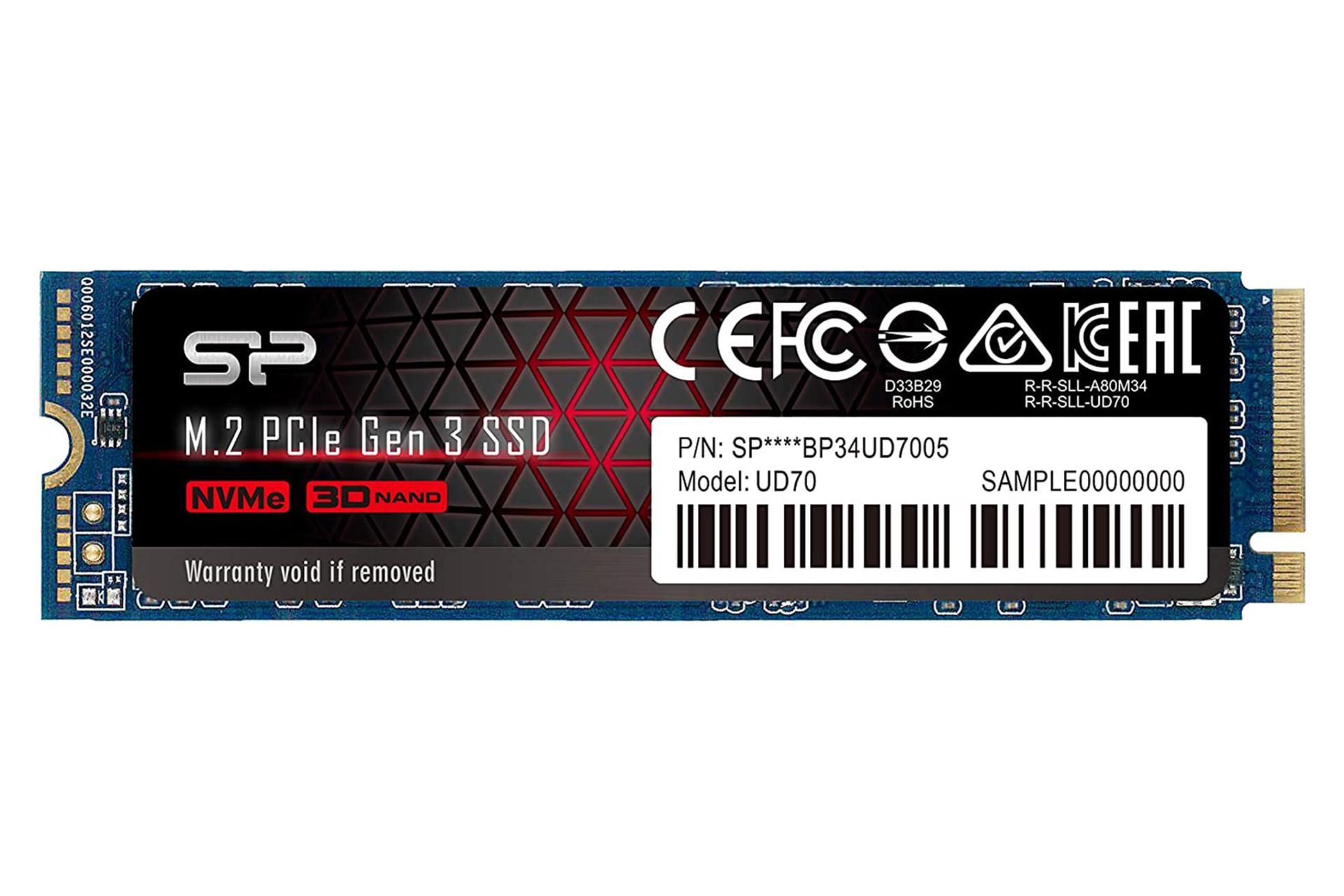 مرجع متخصصين ايران نماي جلو ssd مدل Silicon Power UD70