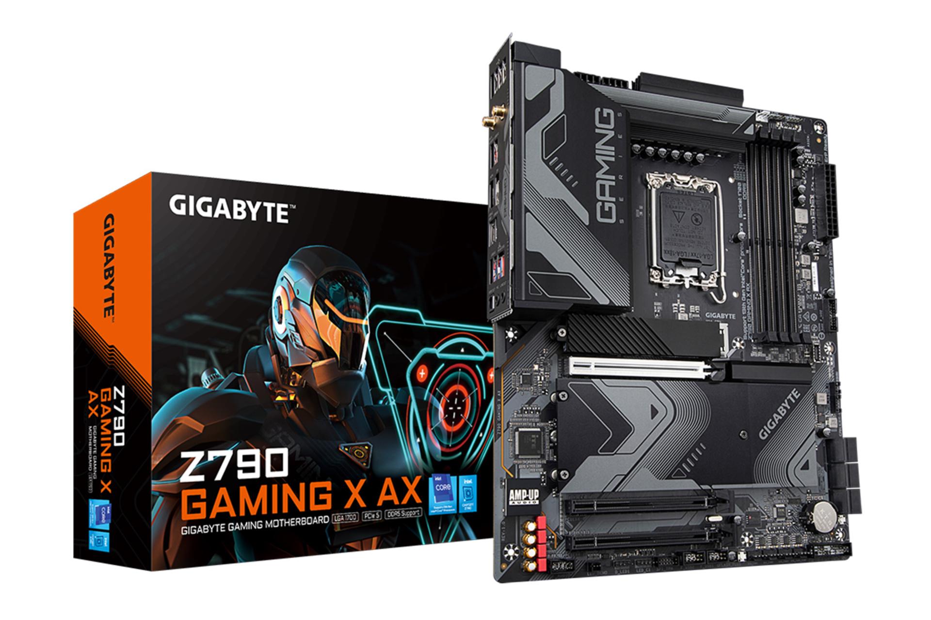 جعبه مادربرد گیگابایت GIGABYTE Z790 GAMING X AX (rev. 1.x)