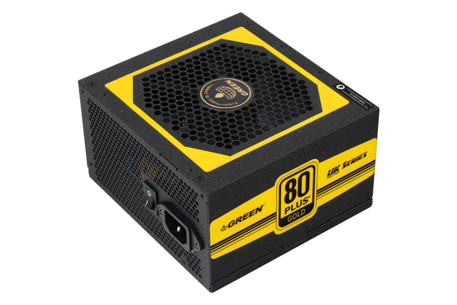 پاور کامپیوتر گرین GP550A-UK با توان 550 وات