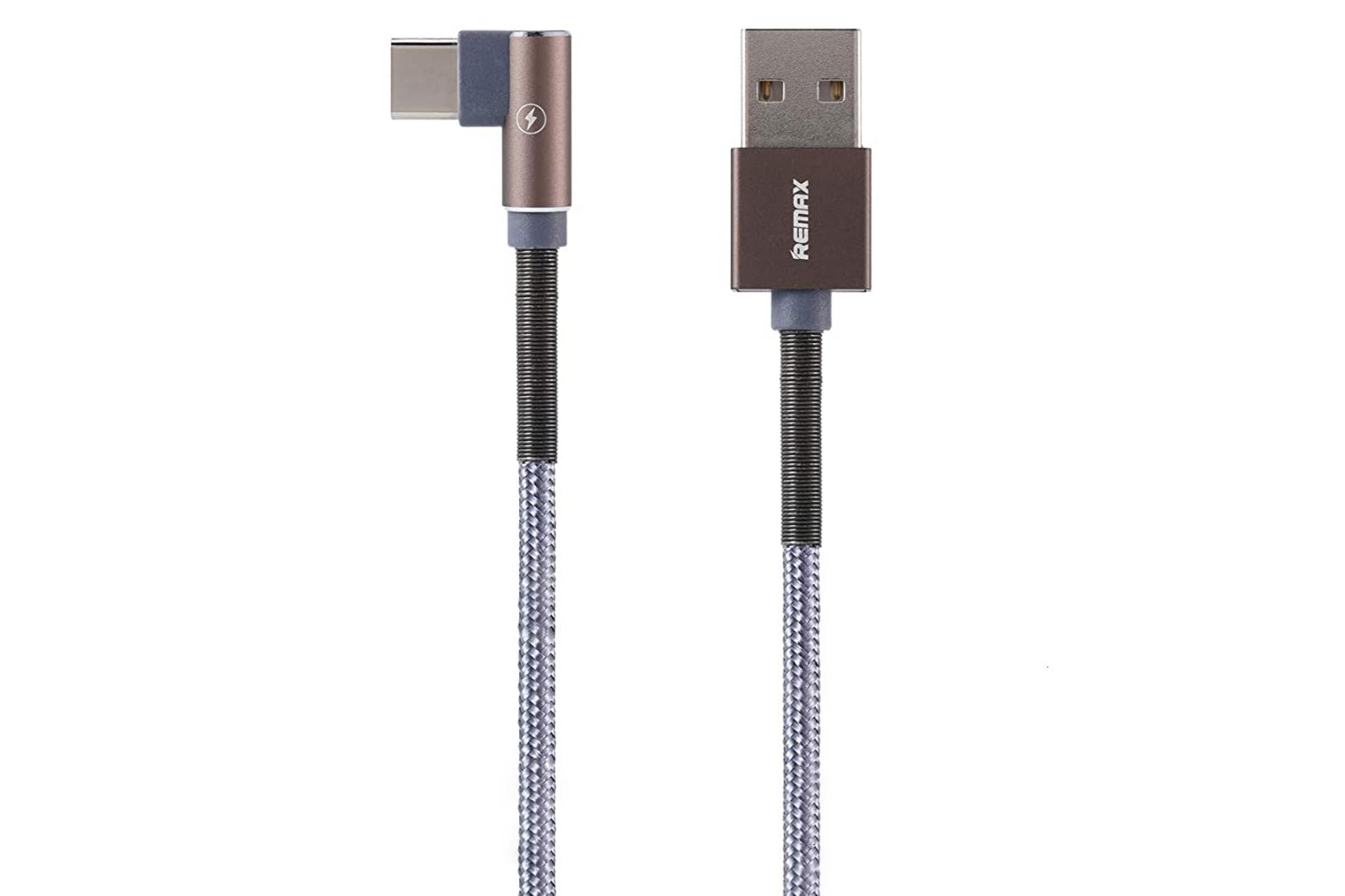 کانکتور کابل شارژ USB ریمکس USB به Type-C مدل RC-119a Ranger Series با طول 1 متر
