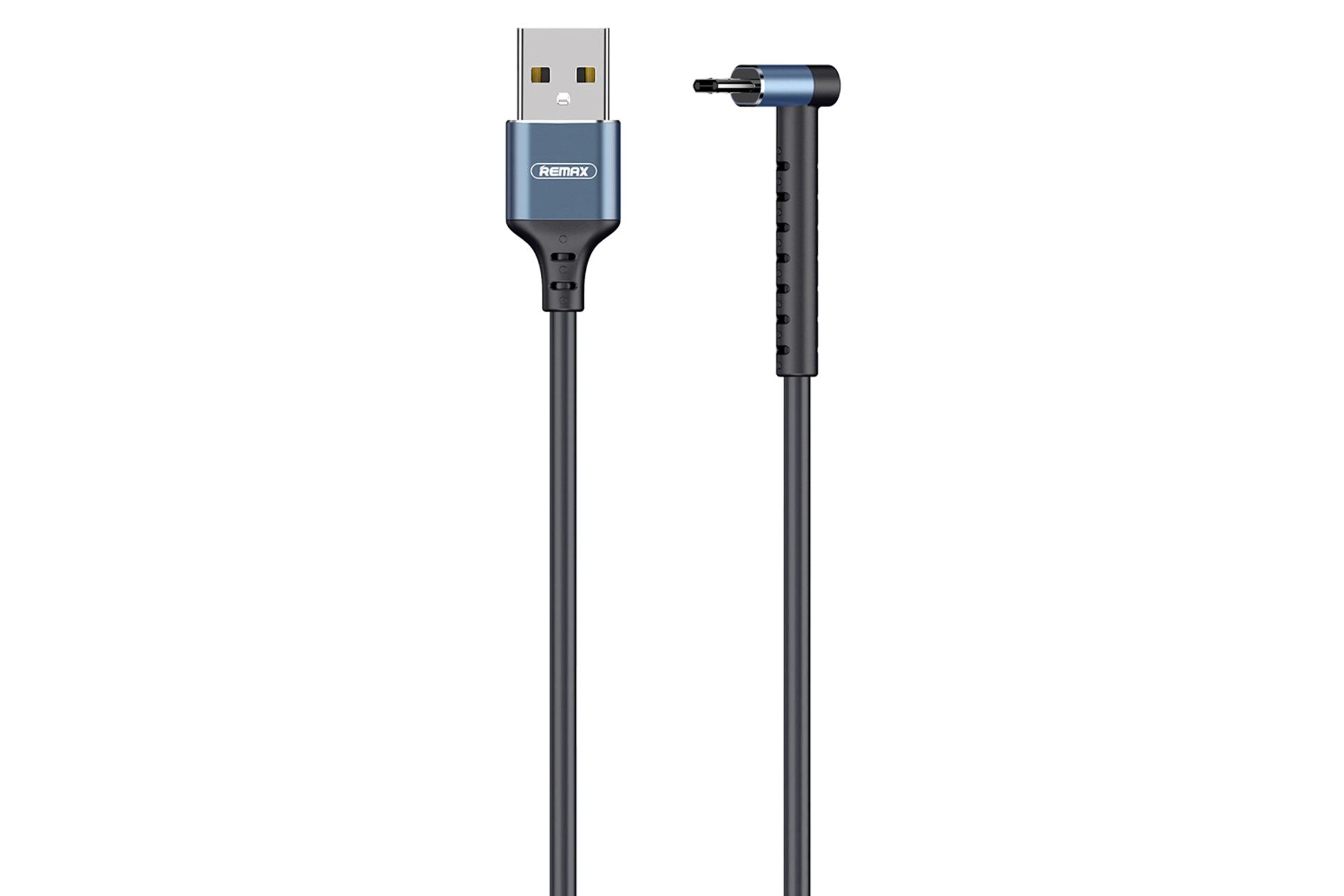 کابل شارژ USB ریمکس USB به Micro-USB مدل RC-100m با طول 1 متر مشکی