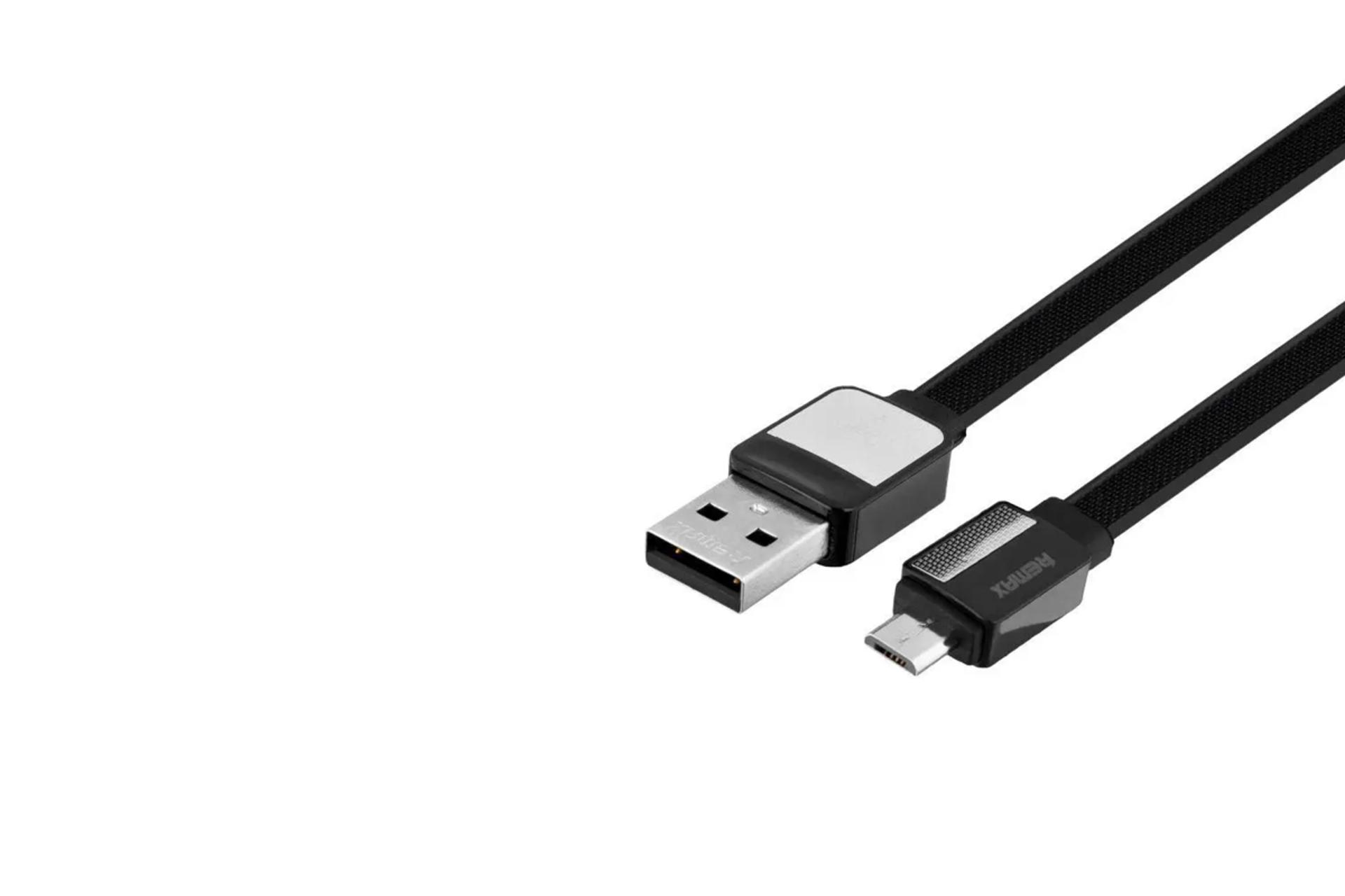 کانکتور کابل شارژ USB ریمکس USB به Micro-USB مدل RC-154m با طول 1 متر