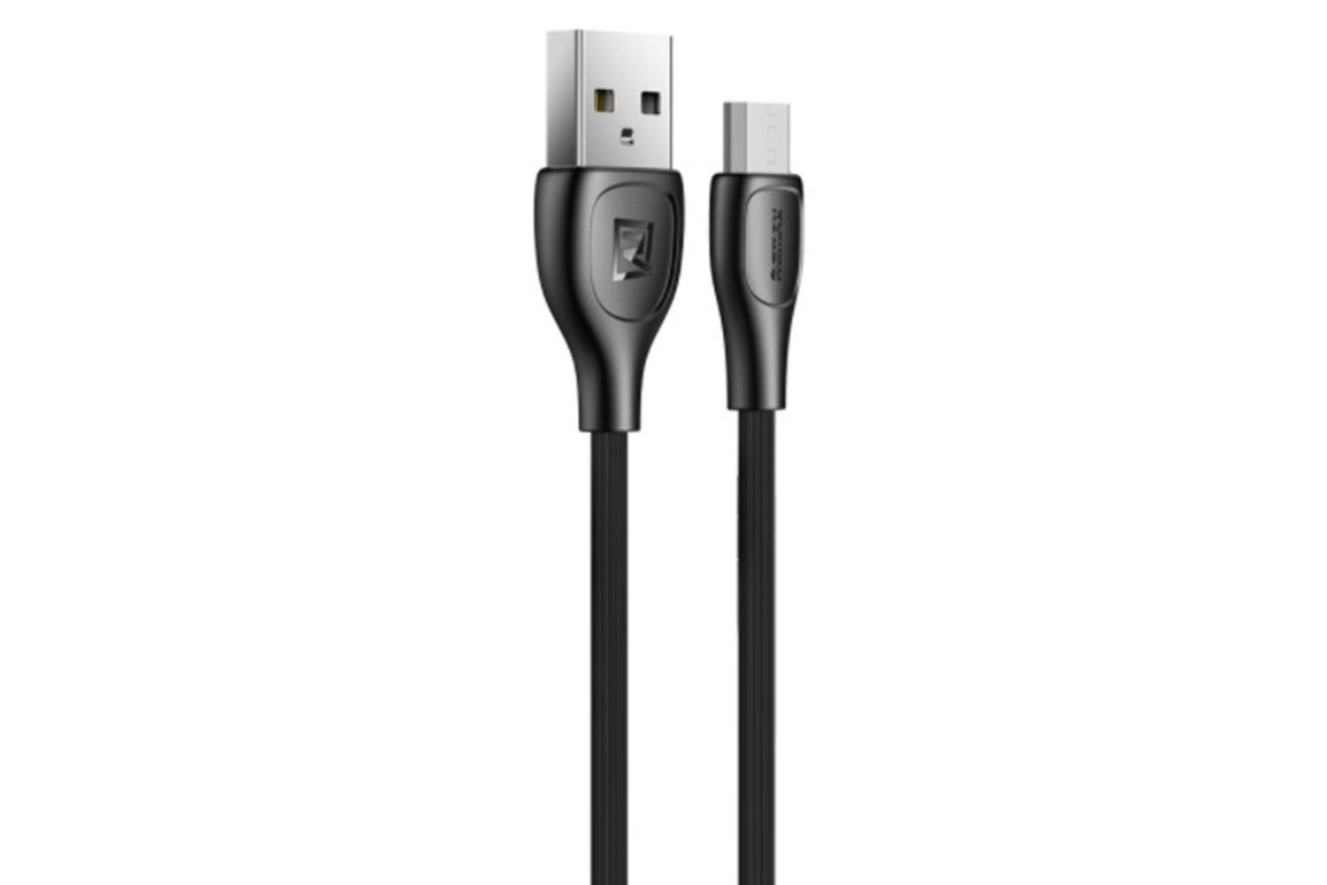 کابل شارژ USB ریمکس USB به Micro-USB مدل RC-160m با طول 1 متر مشکی