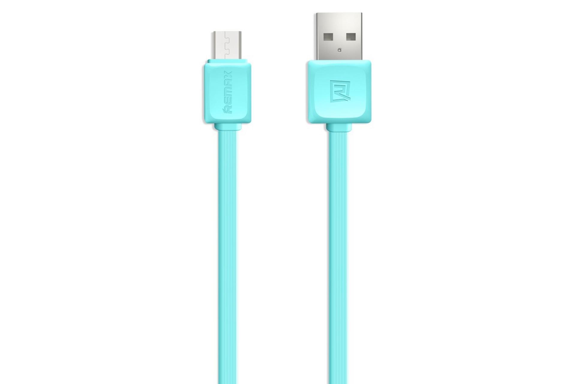 کابل شارژ USB ریمکس USB به Micro-USB مدل RC-008m با طول 1 متر آبی